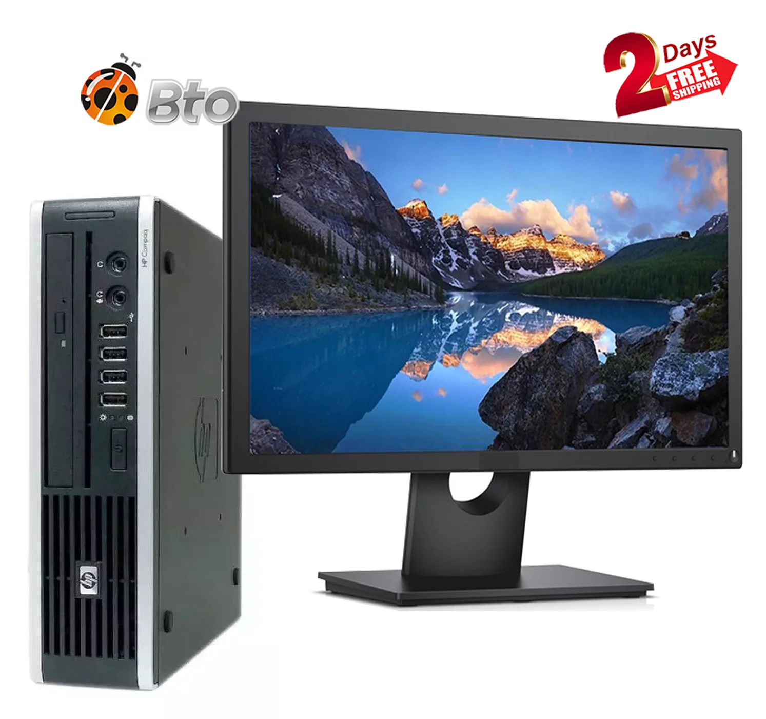 Restored Class from home Computer HP 8200 Desktop Ultra Slim USFF Core i52nd 4GB Ram, 250GB HDD, 19