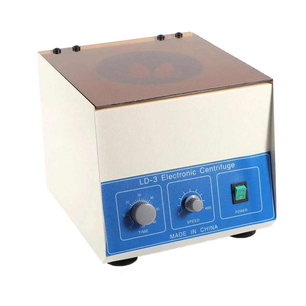 SHZICMY Electric Lab Benchtop Centrifuge LD-3 Low-Speed 4000r/min Centrifuge Machine 0-60min & 500rpm