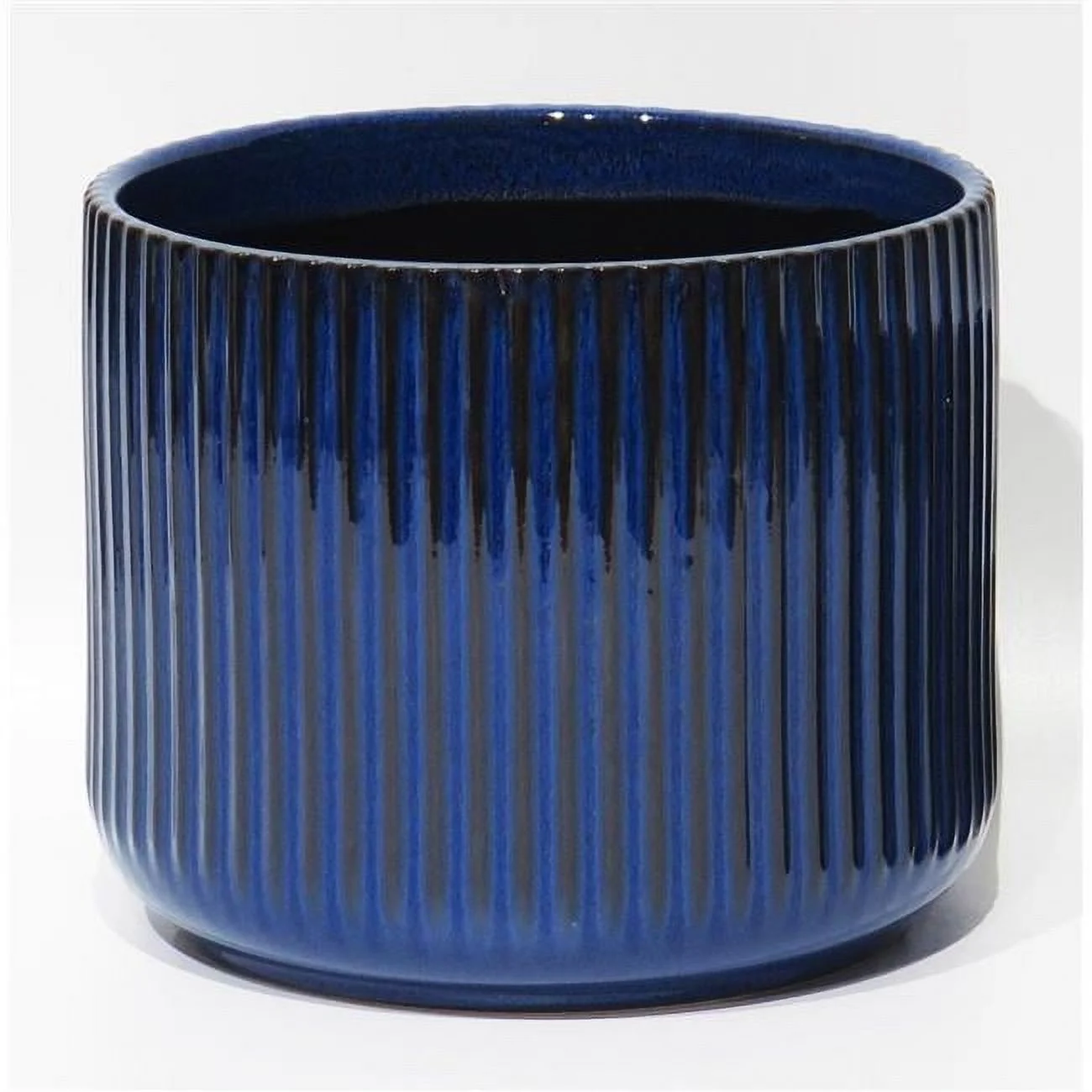 AI-CE10-131-Q02 Blue Stripes Planter - Set of 2
