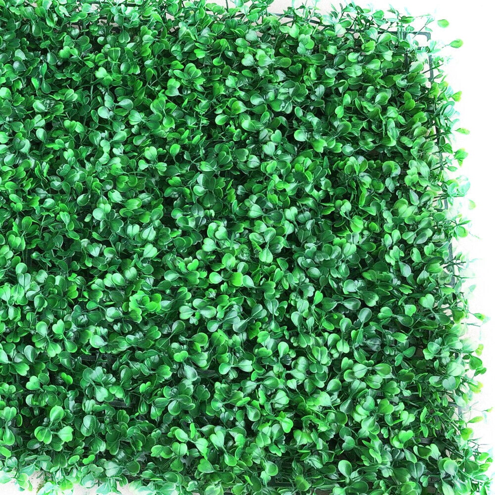 12PCS 24'' x 16'' Artificial Boxwood Grass Backdrop Panels , Artifical Wall Greenery Panels Topiary Hedge Plant