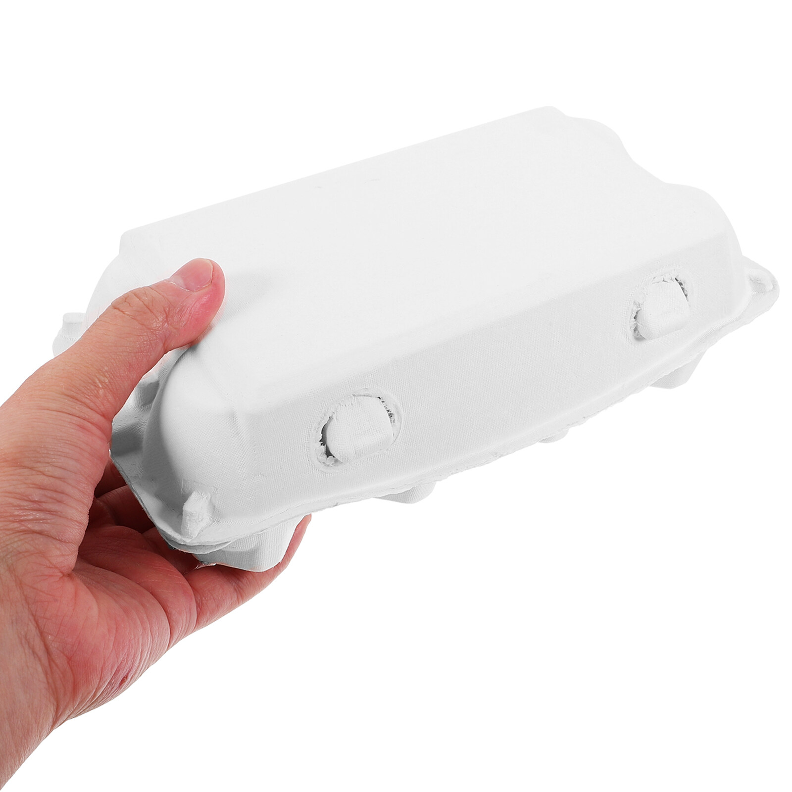 Jibingyi 10pcs Cardboard Egg Cartons Blank Paper Egg Cartons Lightweight 8-count Cartons Container