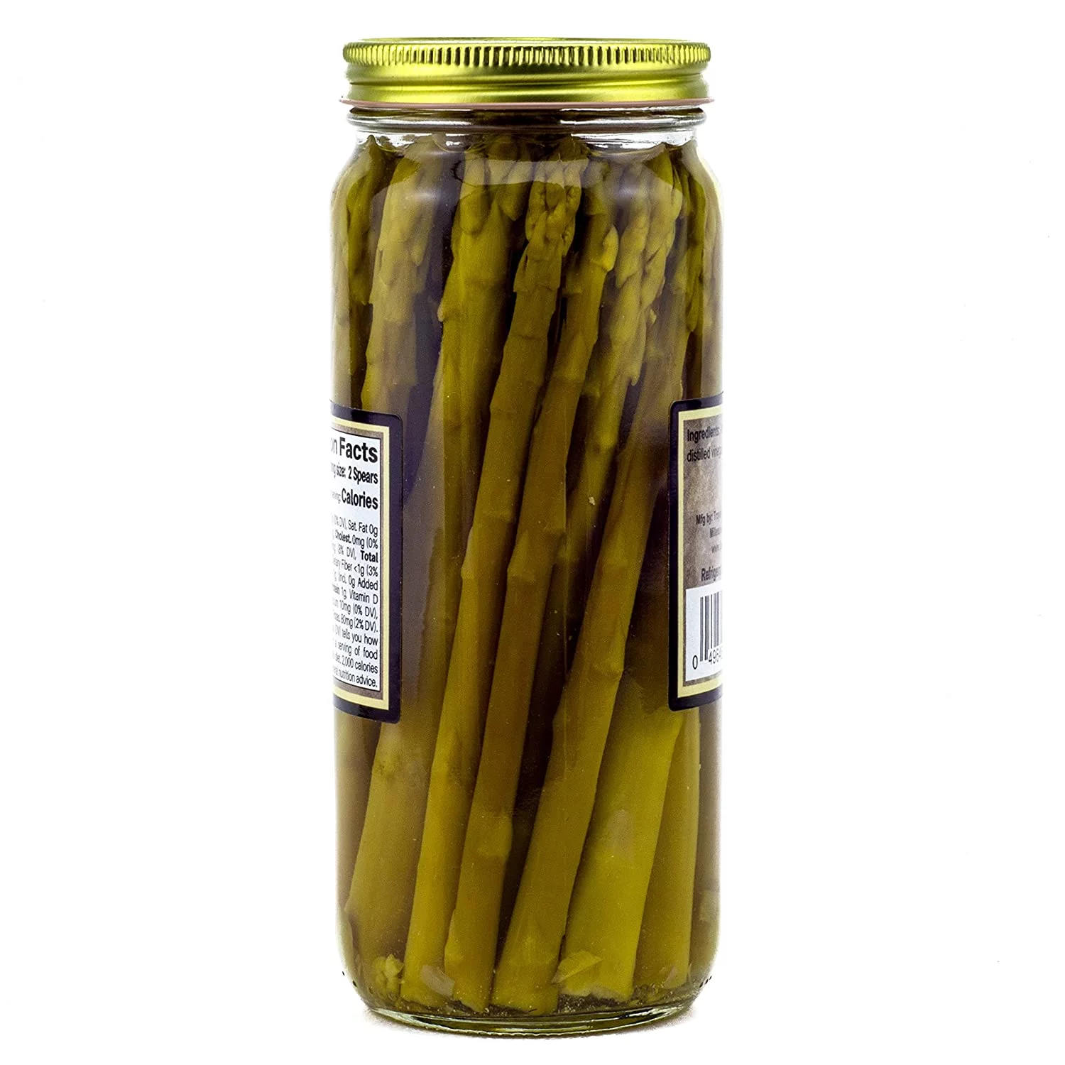 Amish Wedding Naturally Good Zesty Pickled Asparagus,- 2-Pack 16 oz. Jars