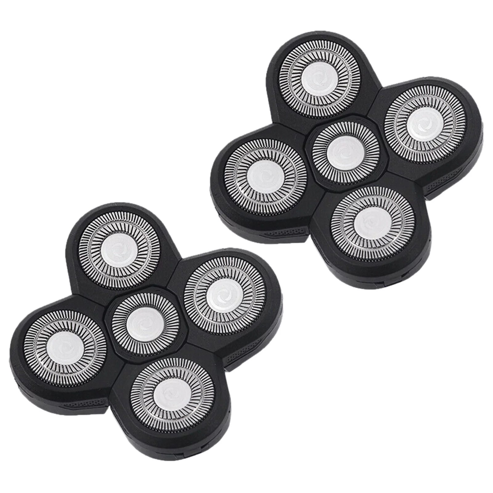 Pair 5 Floating Shaving Bald Replacement Shaver Head For 4D Head And Face Electric Shaver Head Ladies Razors for Shaving