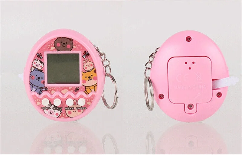 Tamagotchi Electronic Cyber Pet Retro Toys Virtual Game Nostalgic 90's Keyring