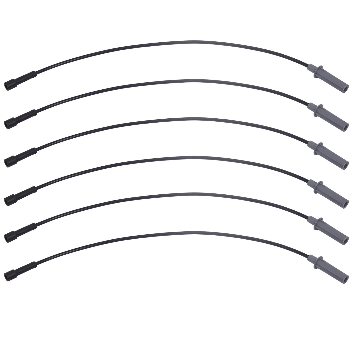 Set of 1 ISA Ignition Coil & 1 Wire Set & Set of 6 Spark Plug Compatible with Chrysler Dodge 2001-2010 Town & Country Voyager Grand Caravan V6 3.3L 3.8L Replacement For UF305