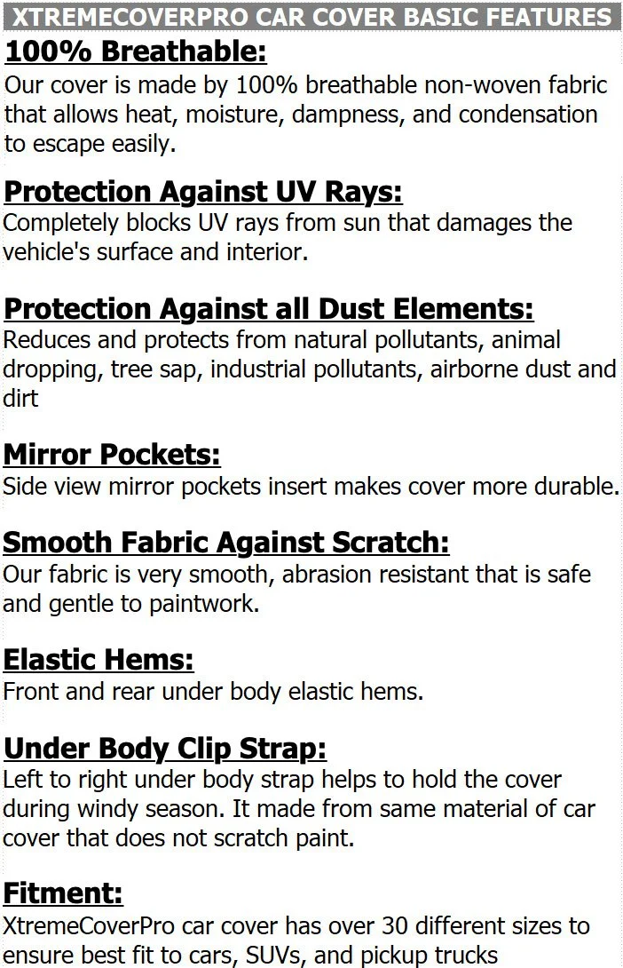 Car Cover fits 2002 2003 2004 2005 2006 2007 2008 2009 GMC Envoy SWB XCP XtremeCoverPro Waterproof Gold Series Grey