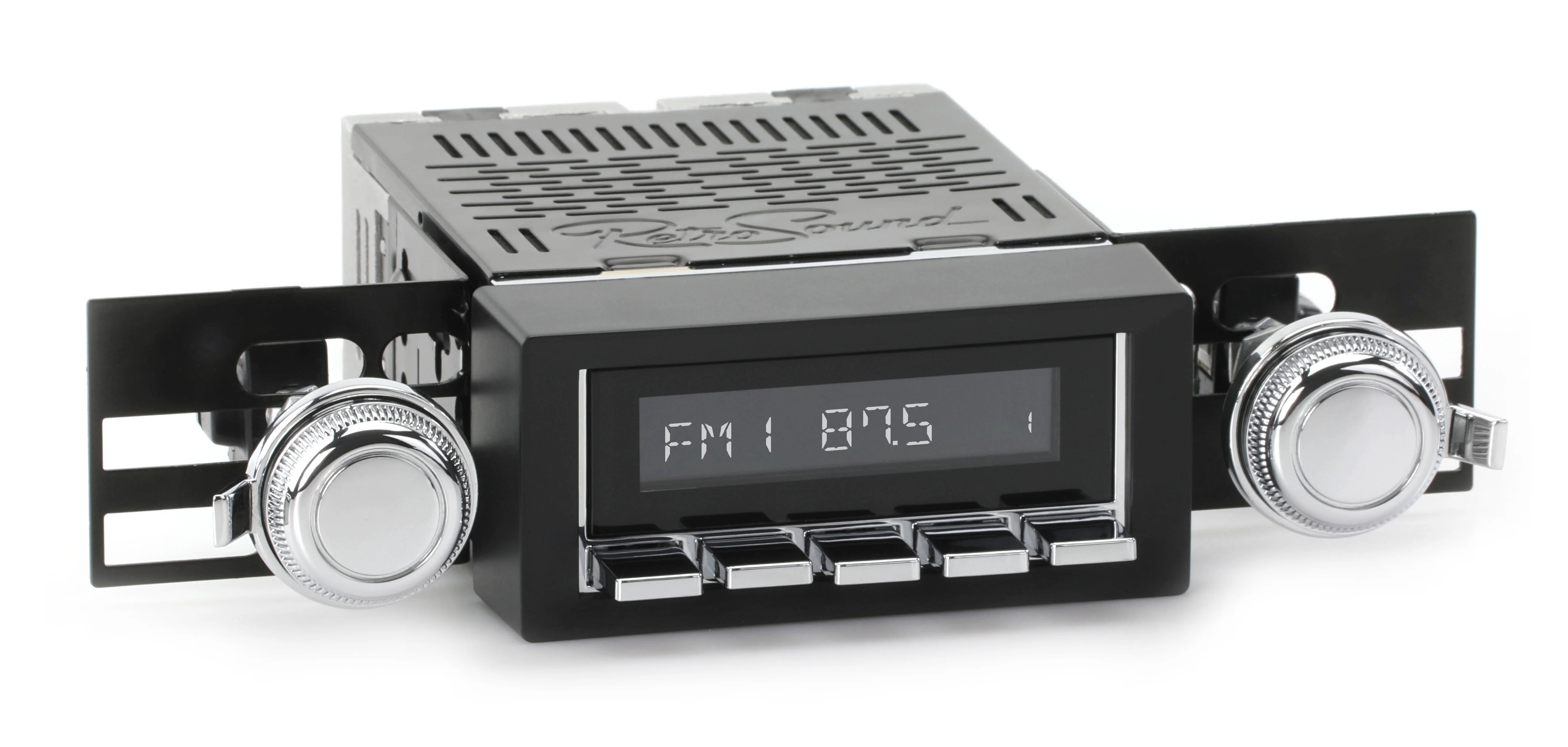 RetroRadio Compatible with 1973-87 GMC C/K Series Truck Features Include Bluetooth, AUX, AM/FM LAC-M1-216-03-73G1