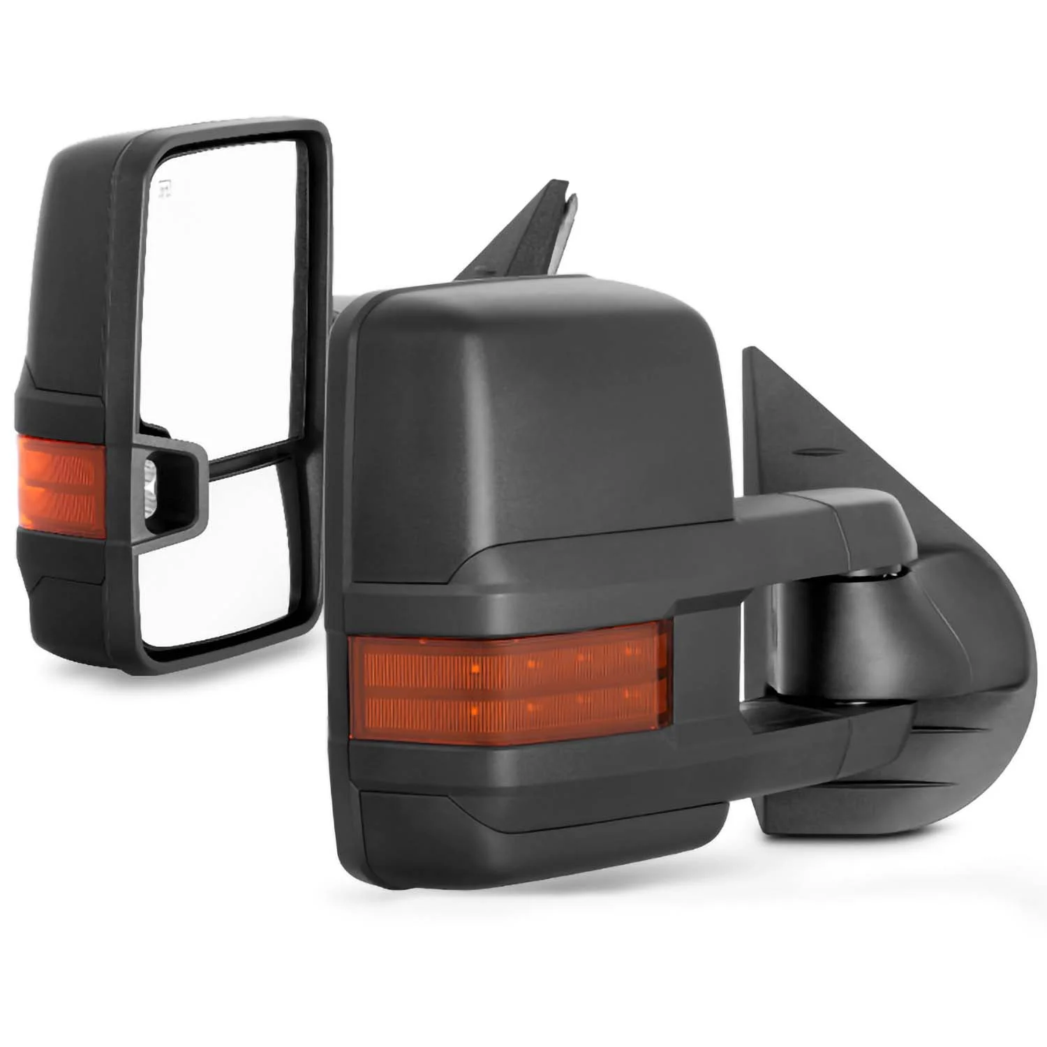 Fit 07-13 Silverado Suburban Sierra Power Heated LED Signal Side Towing Mirrors Fits select: 2007-2014 CHEVROLET SILVERADO, 2007-2014 CHEVROLET TAHOE