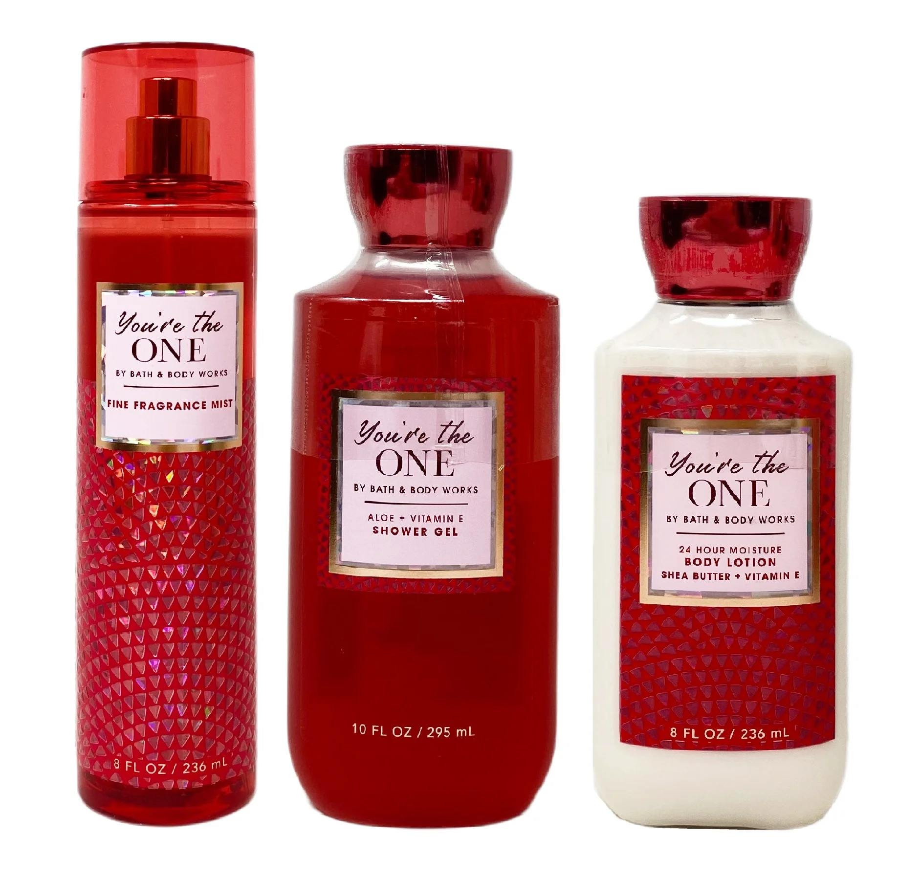 Bath & Body Works YOU'RE THE ONE Daily Trio Set - Fragrance Mist - Shower Gel and Body Lotion - Full Size