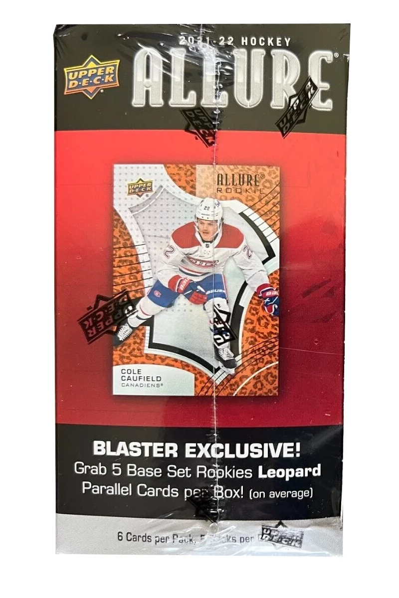 2021-22 Upper Deck Allure NHL Hockey Trading Cards Blaster Box | Exclusive 2005 Shield Parallel!