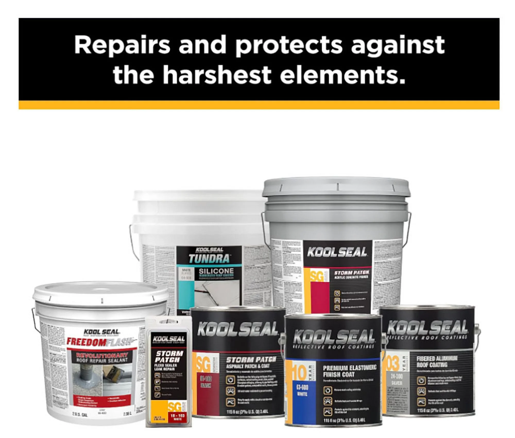 Premium White Elastomeric Roof Coating