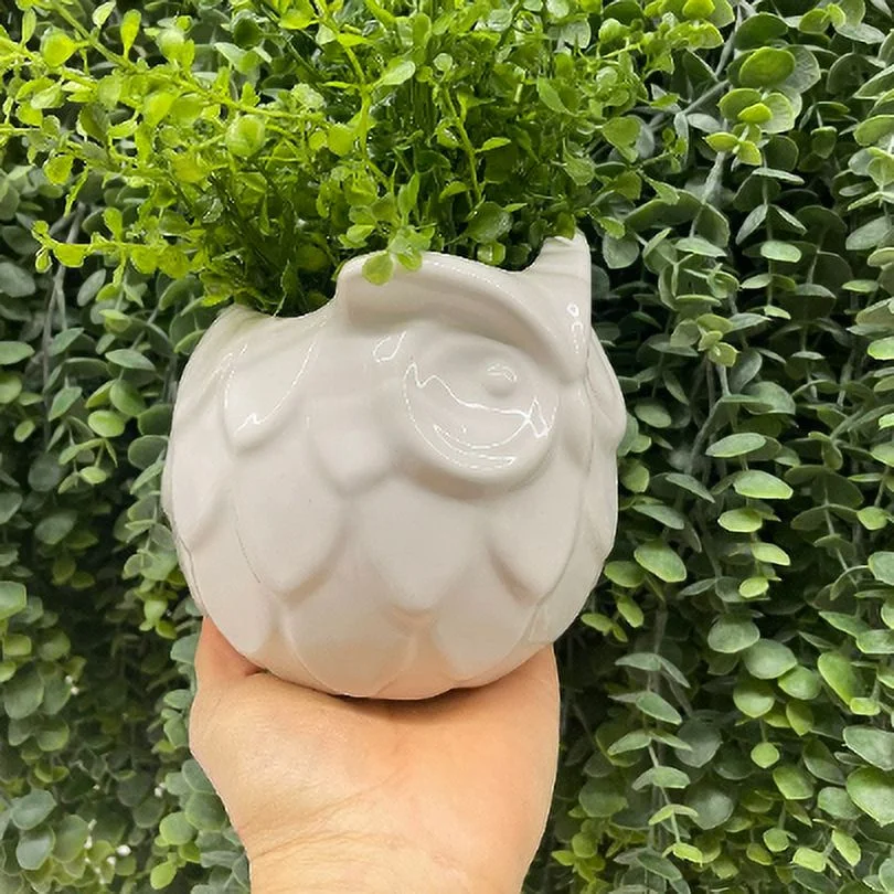 White Owl Planter Pot | Cute Planter | Bird Planter | Succulent Planter | Animal Planter | Planter for Plants | House Planter Pot