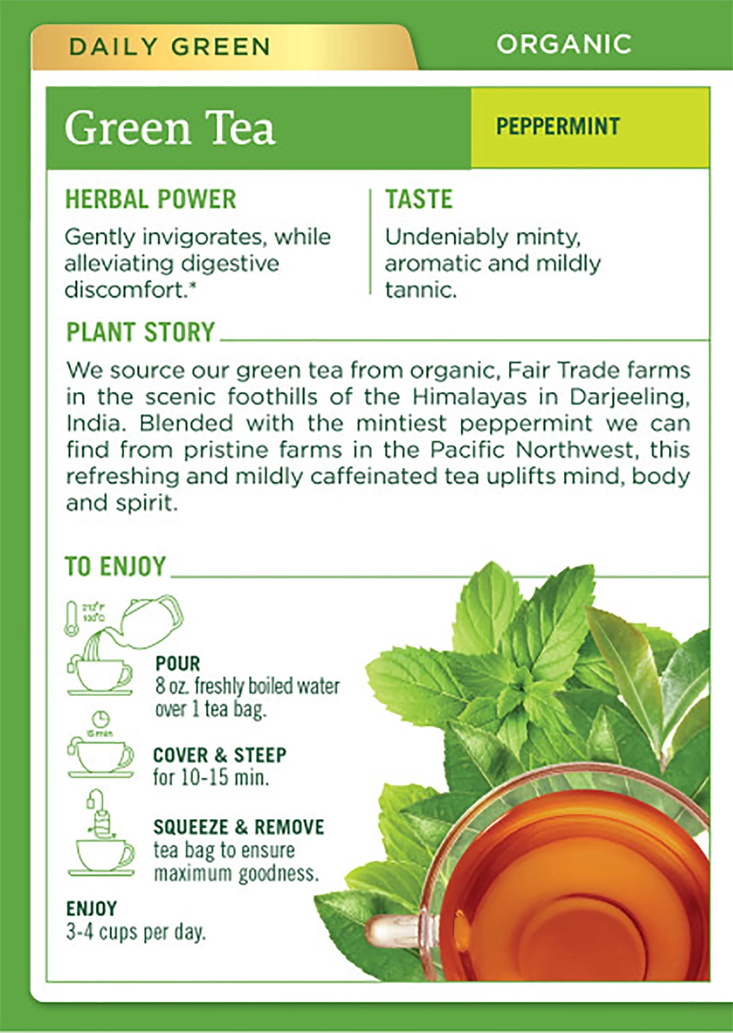 Traditional Medicinals Green Tea Sampler Variety Pack (3 ct)