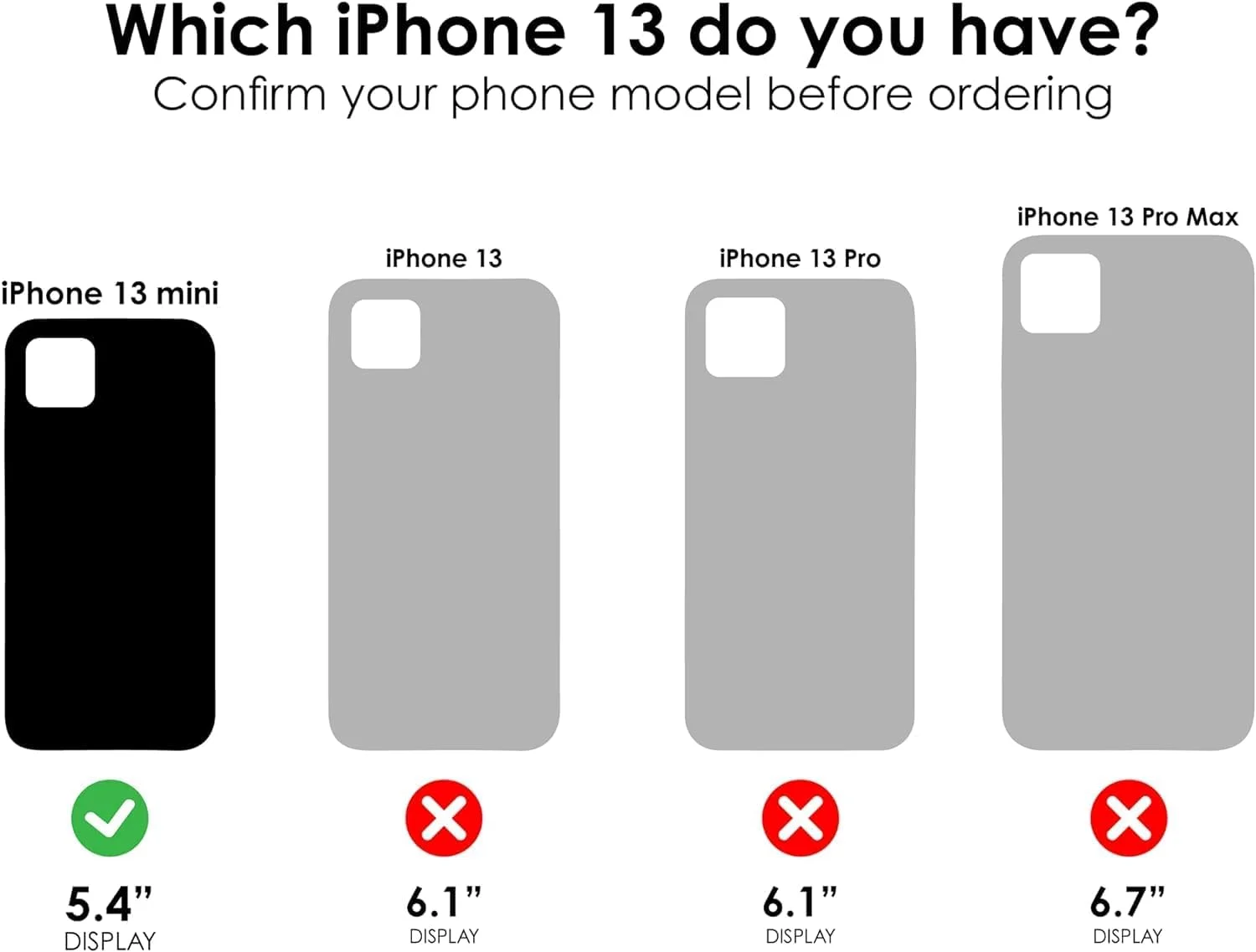 OtterBox Commuter Series Case for iPhone 13 Mini & iPhone 12 Mini, Black