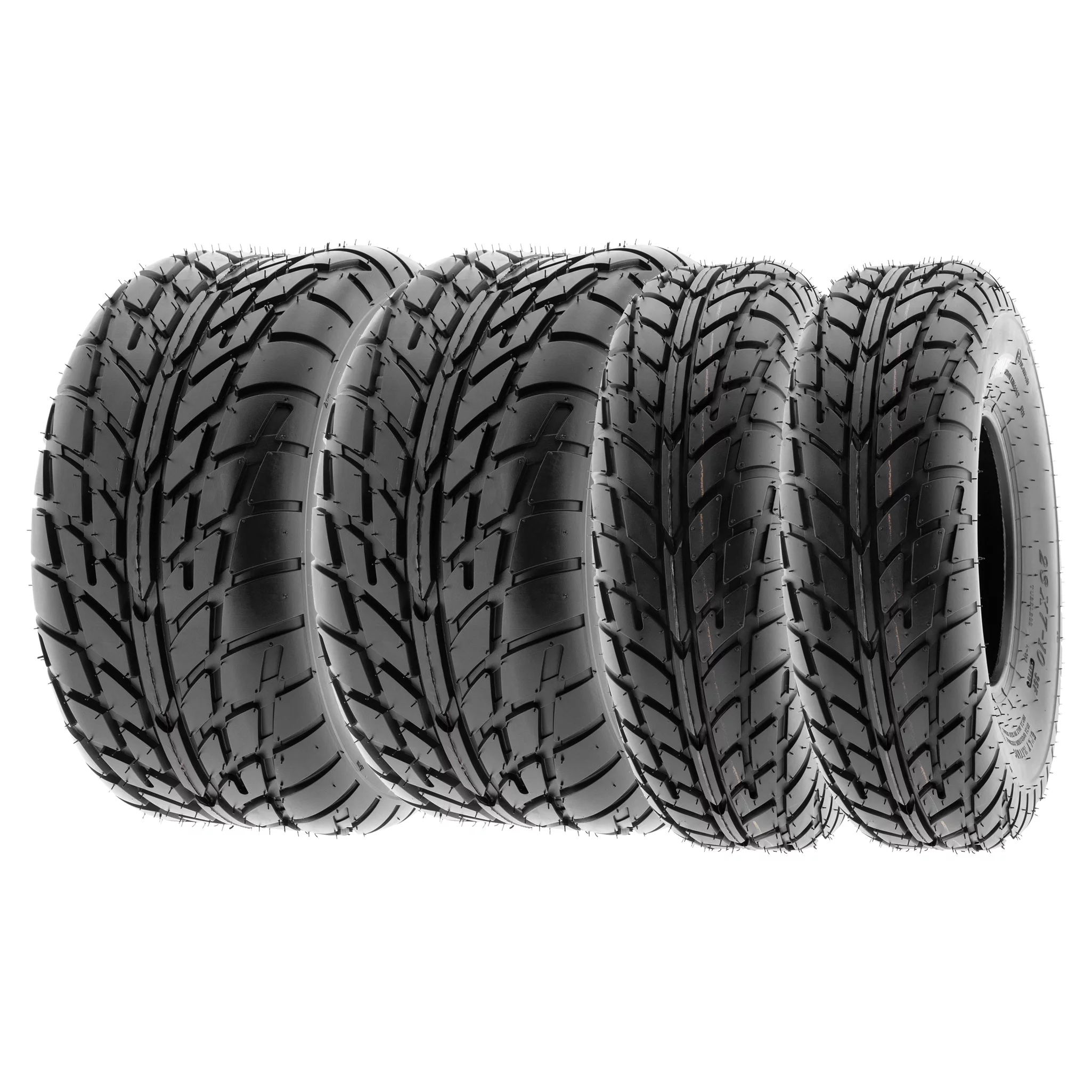 SunF All Terrain ATV UTV Sport Tires 19x6-10 & 225/45-9 6 PR A021 (Complete Full Set of 4)