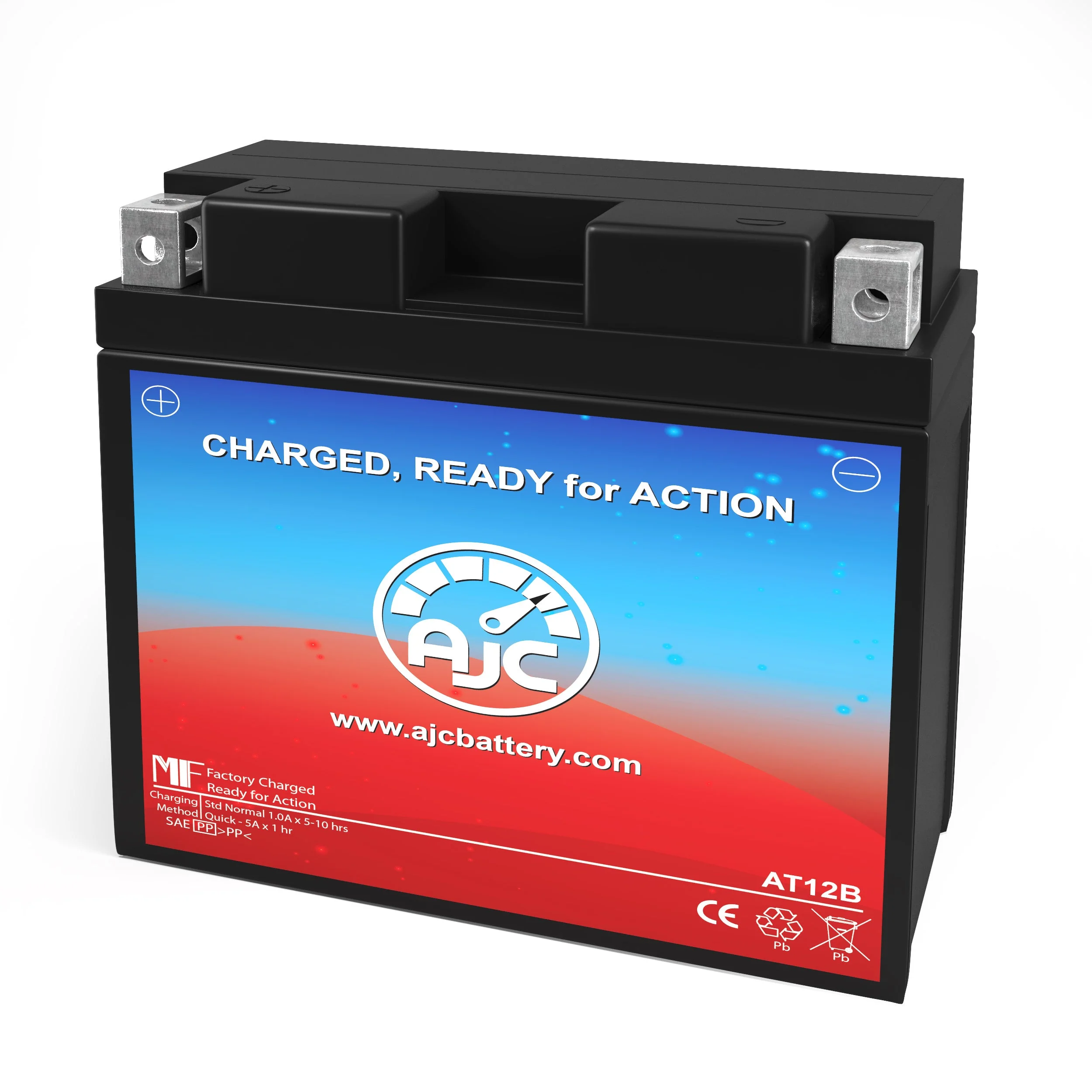 AJC Battery Compatible with Yamaha XVS650 V-Star 650CC Motorcycle Replacement Battery (1998-2014)
