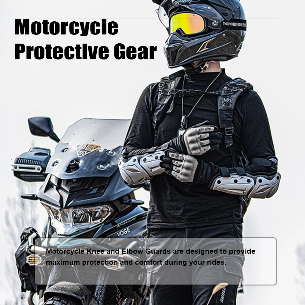 SULAITE Protective gear,Men Women Breathable Resistant Pads Breathable Knee Cap Knee Shin -Slip Knee Pads Armor Mountain Pads Sleeve -Slip Adjustable Sleeve -Slip Shin Adjustable Sleeve