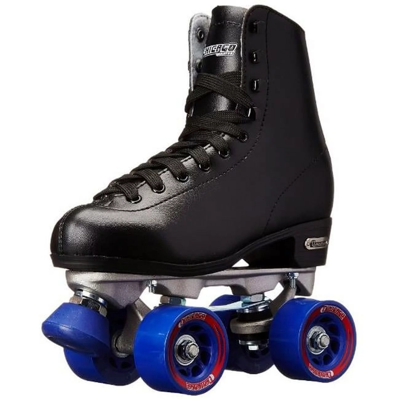 Chicago Skates  Mens Leather Rink Skate, Size 7 - Black