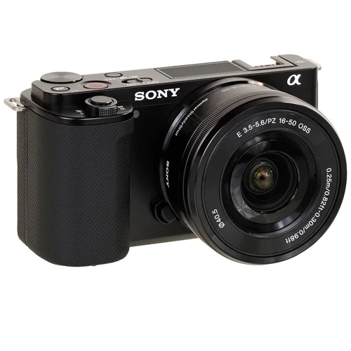 Sony ZV-E10 Mirrorless Camera w/ 16-50mm & 55-210mm Lenses (Black) ILCZV-E10L/B