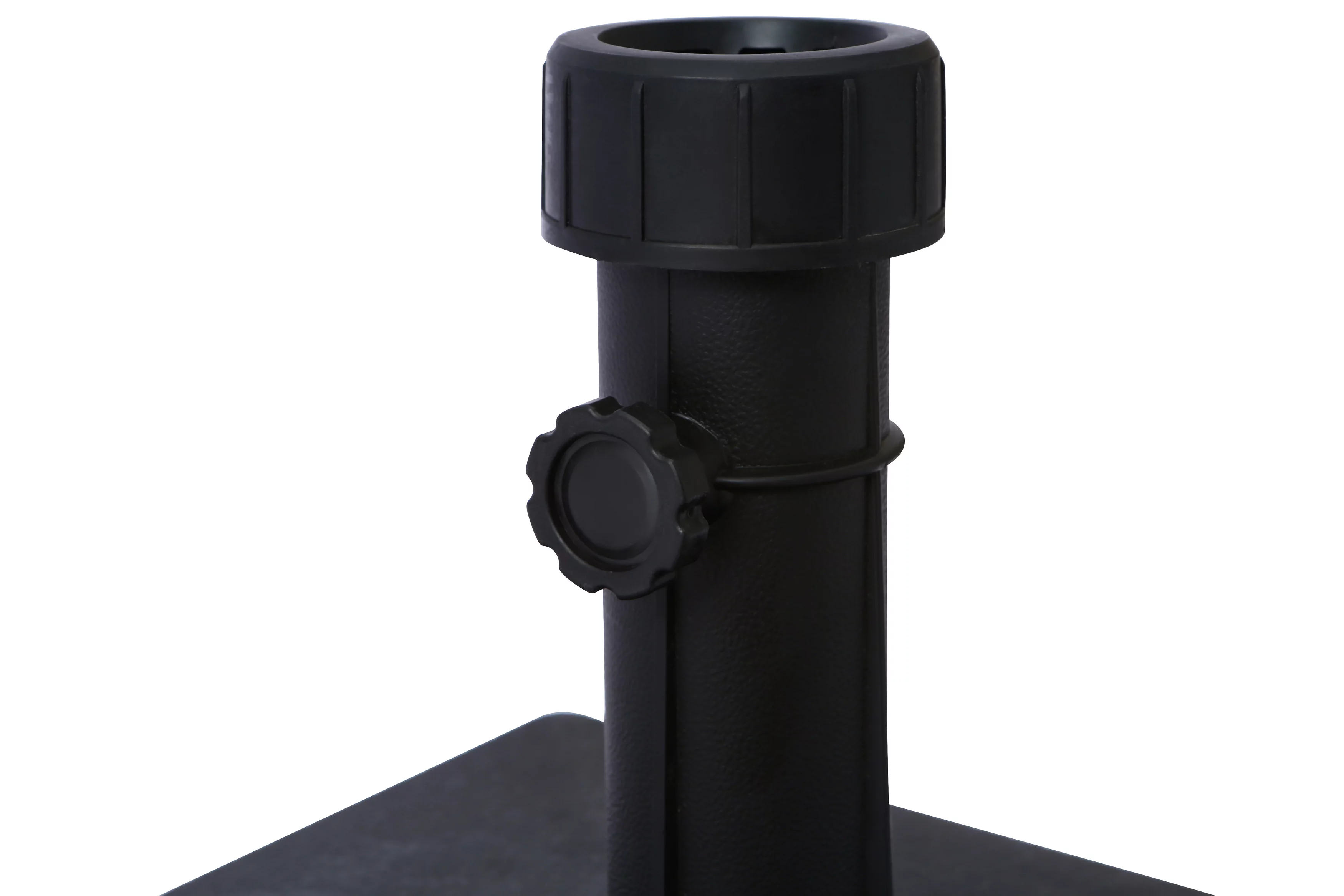 Square Heavy Duty Concrete Patio Umbrella Base, Black