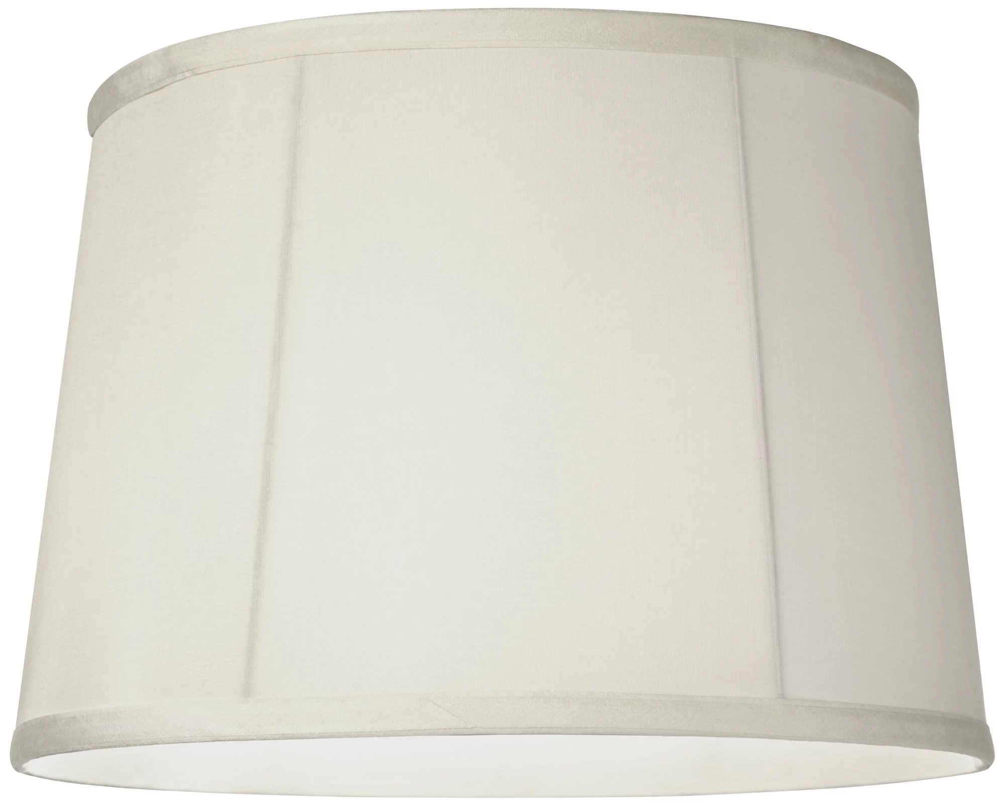 Springcrest Medium Round Softback Off-White Tapered Drum Lamp Shade 12