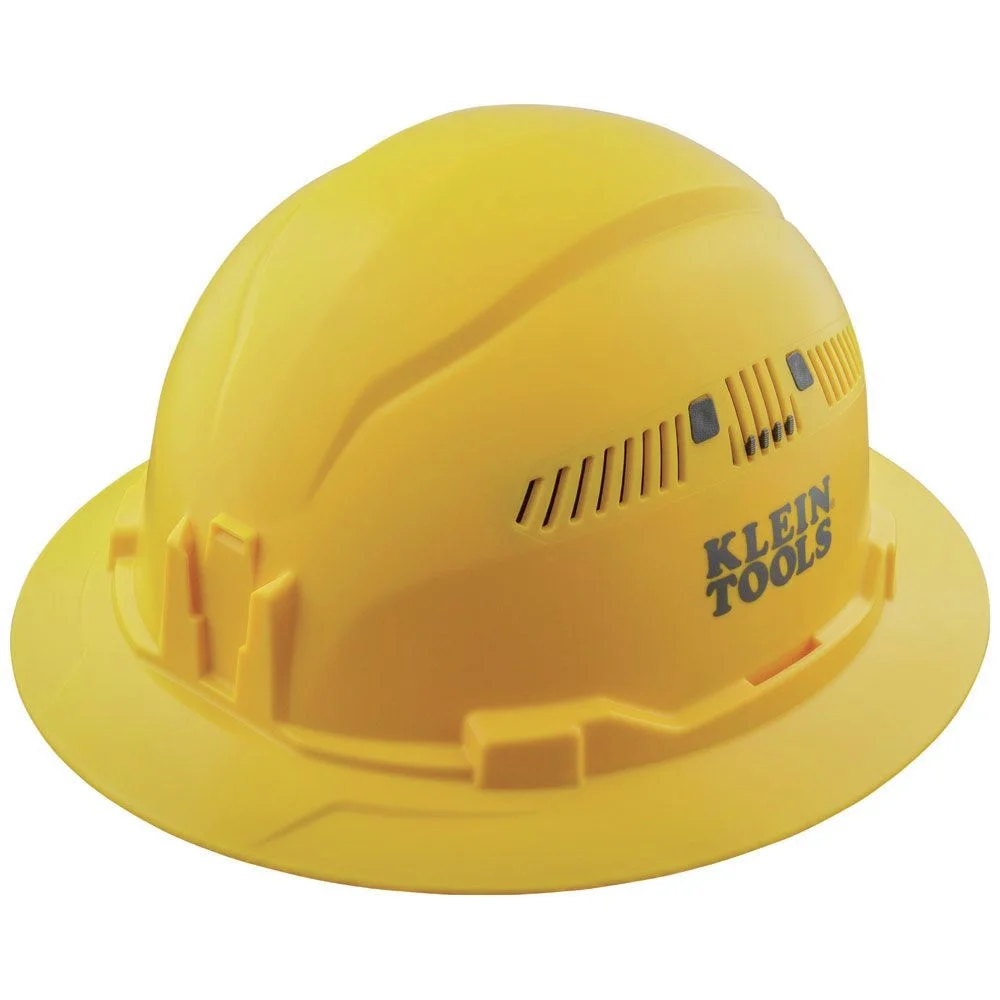 Klein Tools 60262 Vented Full Brim Hard Hat - Yellow