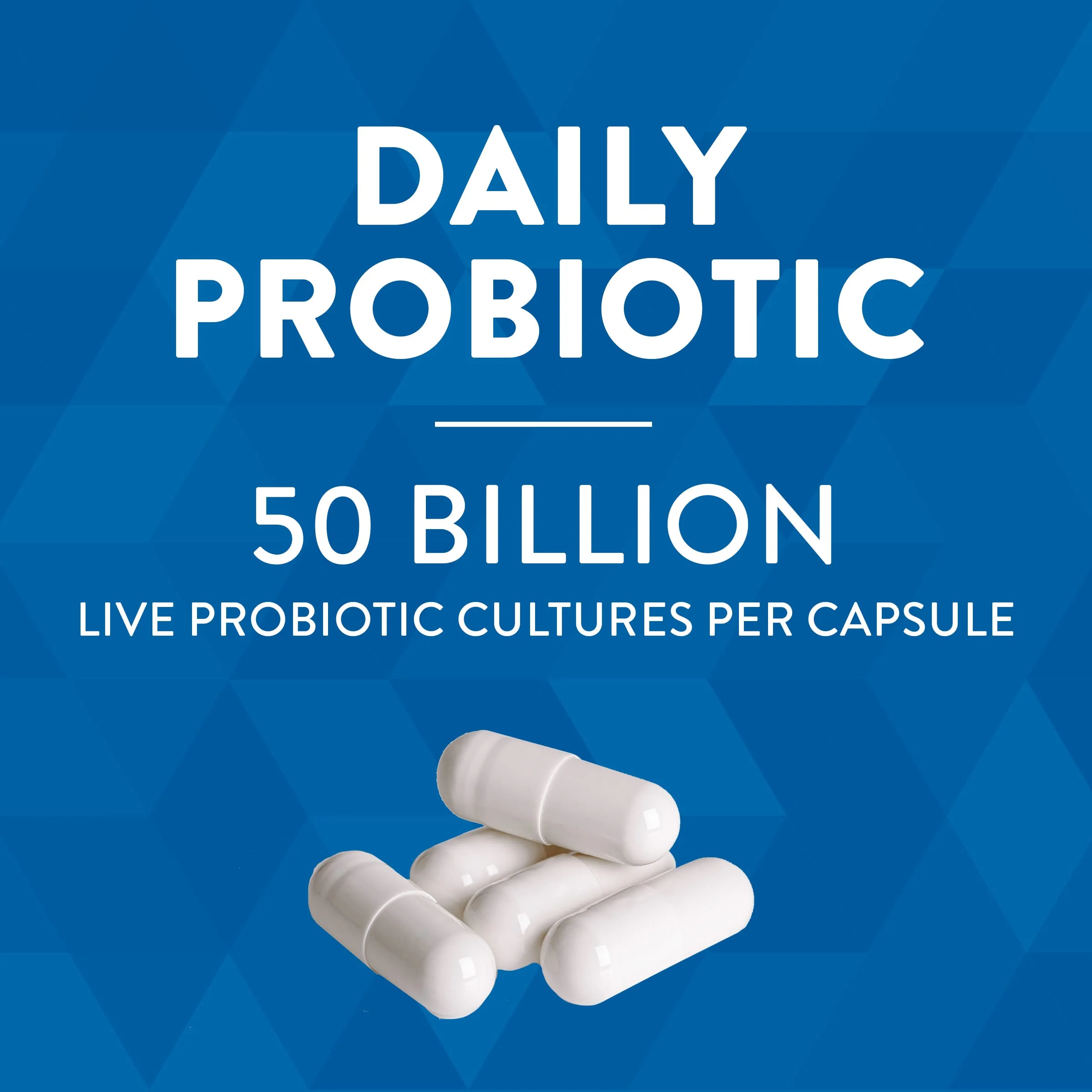 Fortify Women's Extra Strength Probiotic Capsules, 50 Billion Live Probiotics, 30 Count