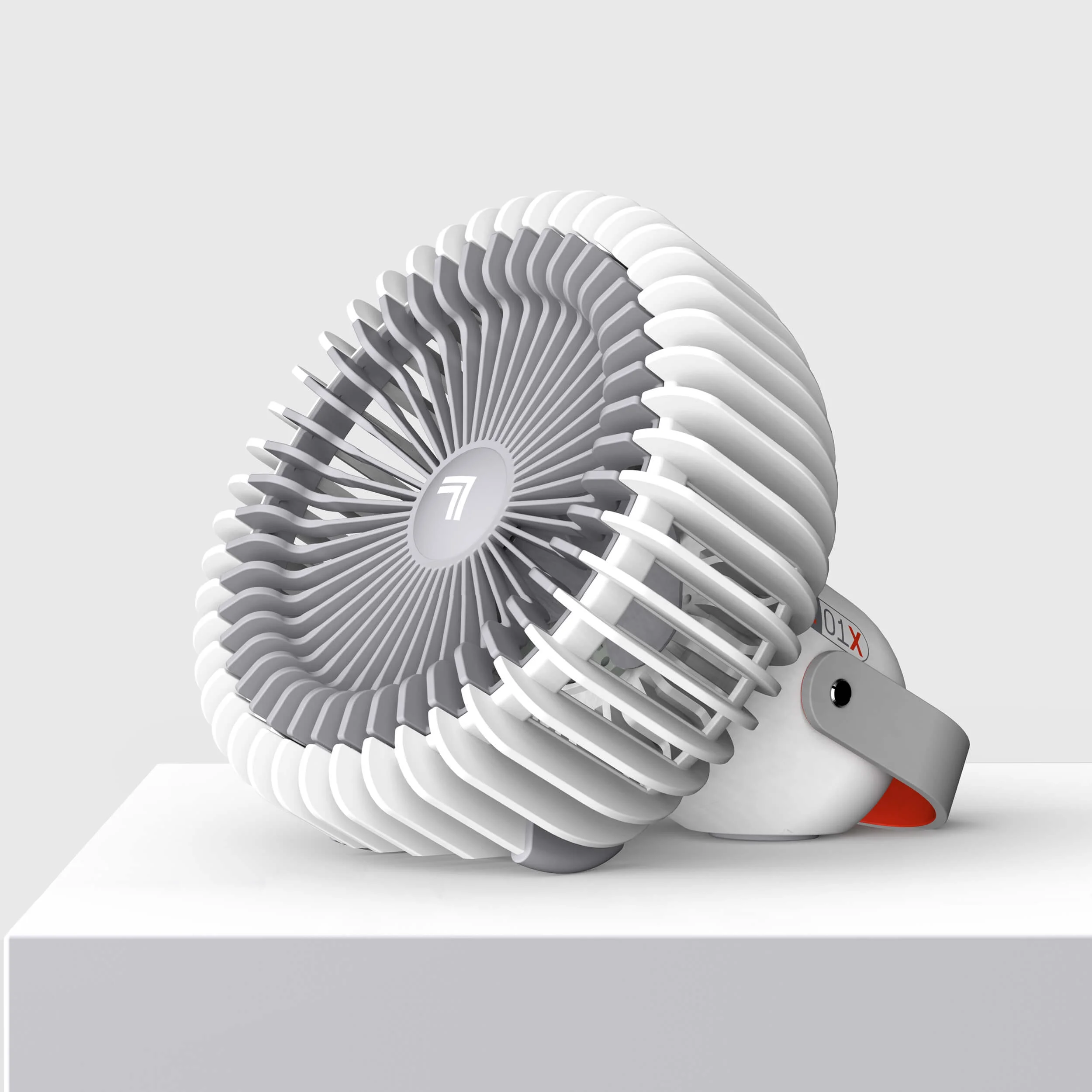 Sharper Image Refresh 01X Rechargeable Travel Fan, 7.2