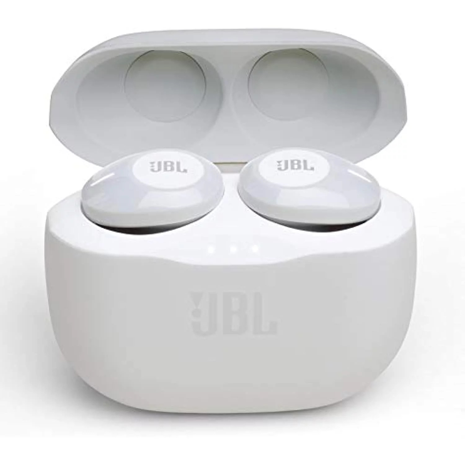 JBL Tune 120TWS True Wireless Bluetooth in-Ear Headphone Bundle with Plugable USB-BT4LE USB 2.0 Bluetooth Adapter - White