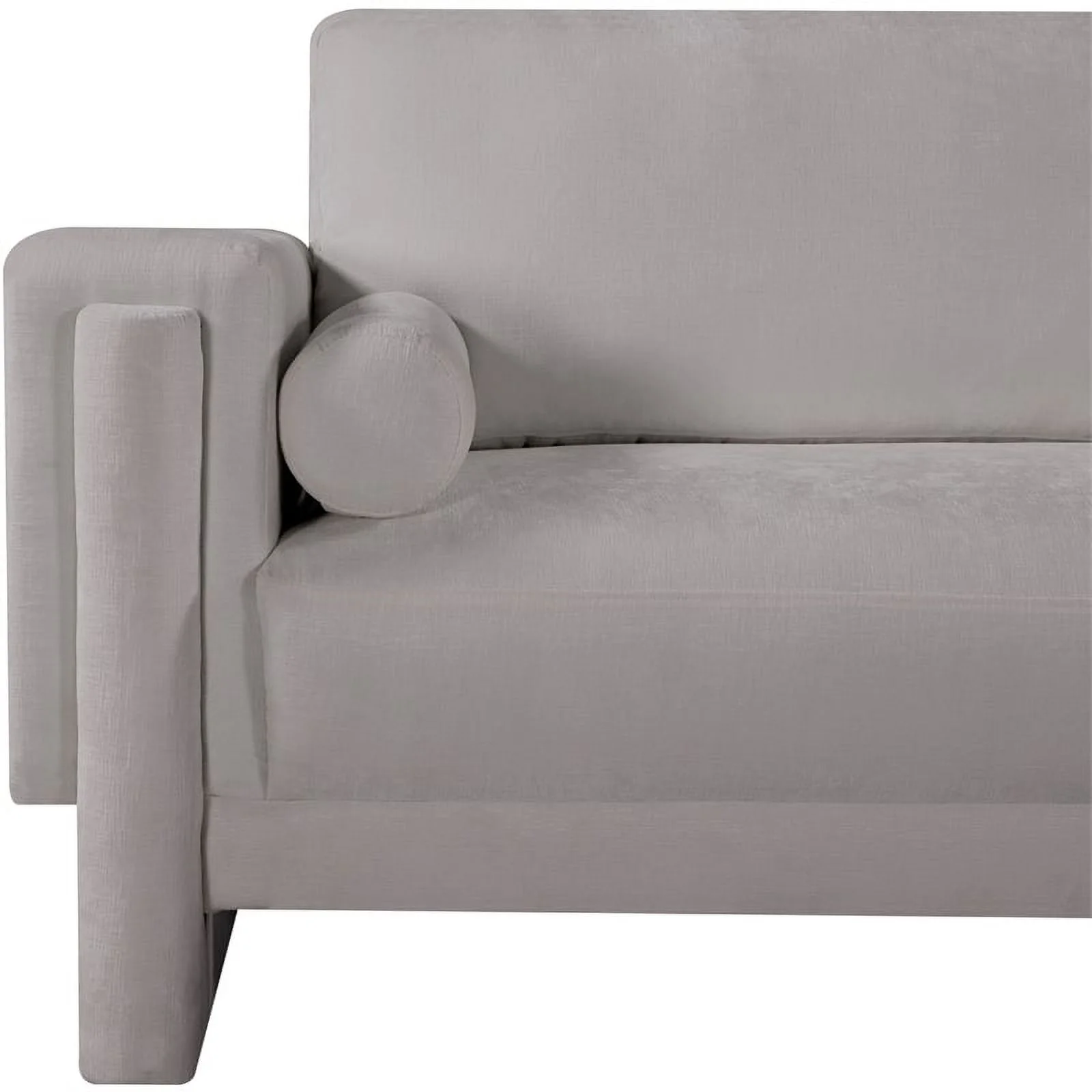 Meridian Furniture Madeline Grey Chenille Fabric Chair