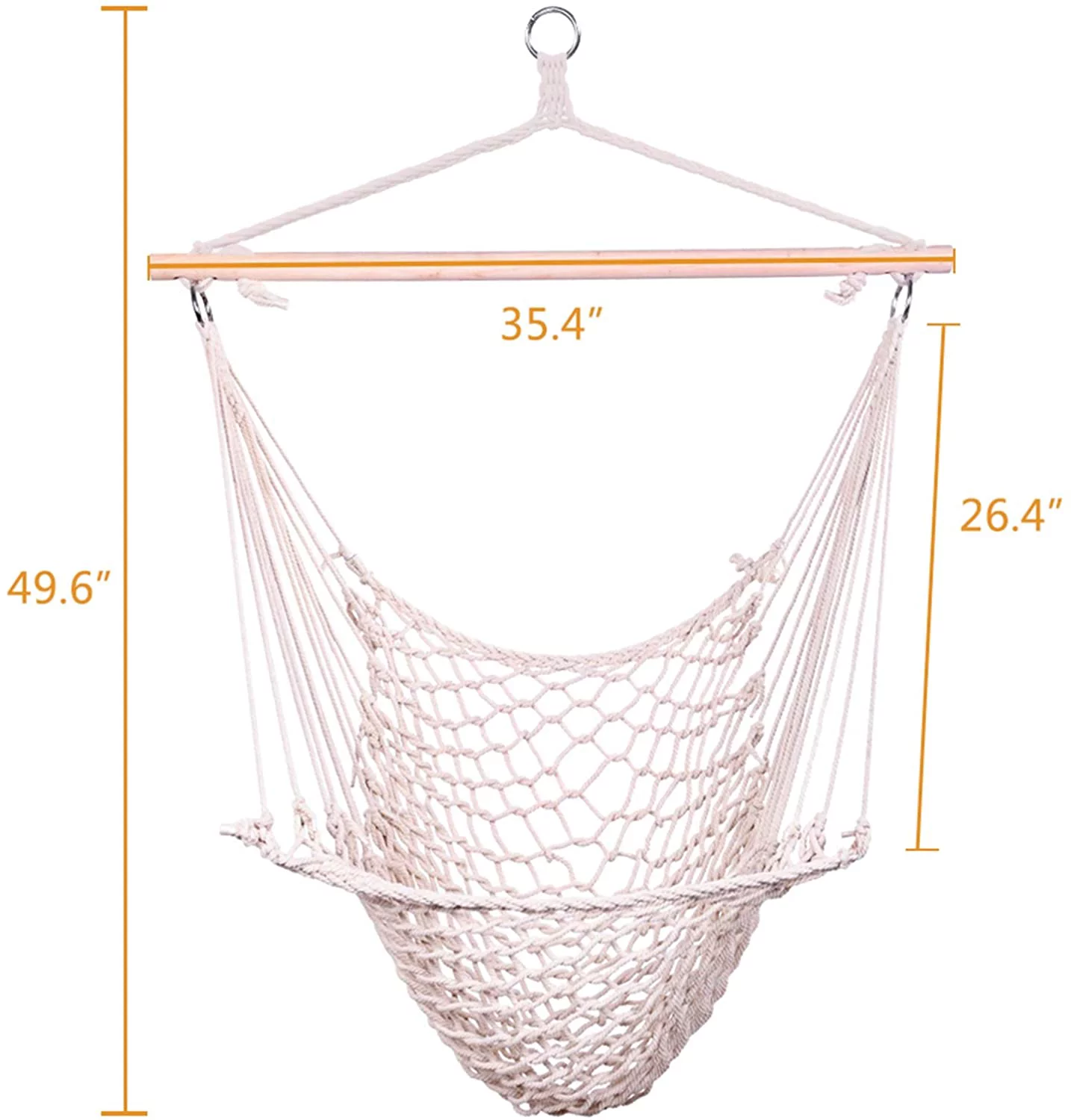 Hanging Rope Air/Sky Chair Swing beige