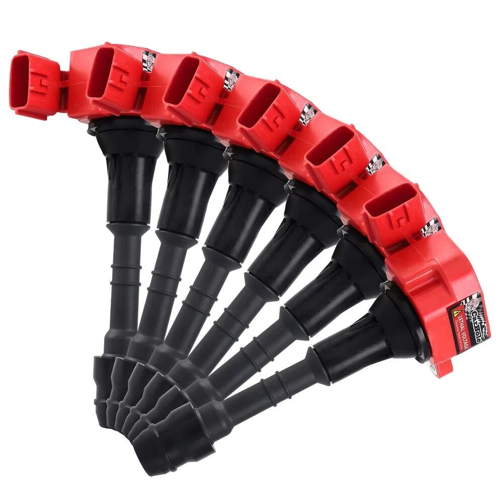 Set of 6 UF349 Ignition Coils Pack and Spark Plugs for Infiniti Nissan Altima Frontier Maxima Xterra Pathfinder 350Z Quest I35 QX4 FX35 G35 M35 2.5L 3.0L 3.5L 4.0L V6