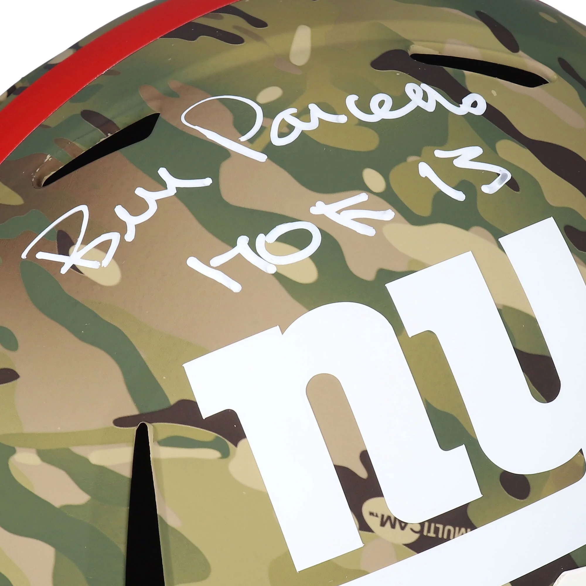 Bill Parcells New York Giants Autographed Riddell CAMO Alternate Speed Replica Helmet with 