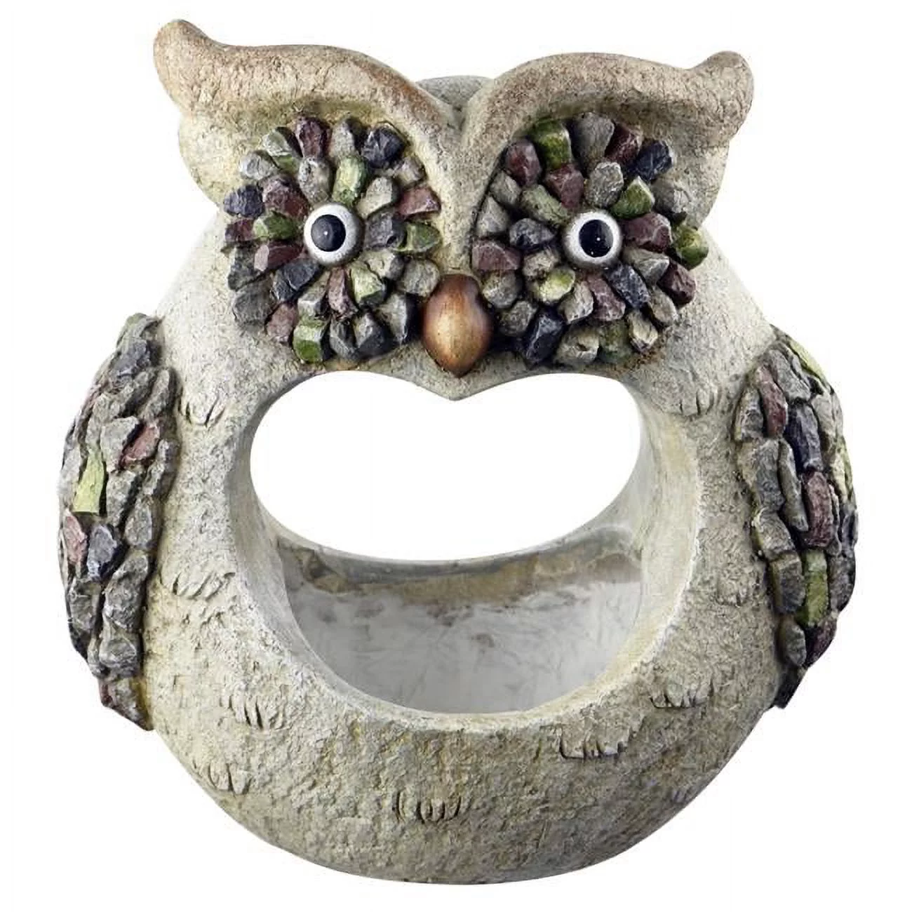Red Carpet Studios 21051 3D Owl Planter - 12.3 x 7.09 x 12.80 in.