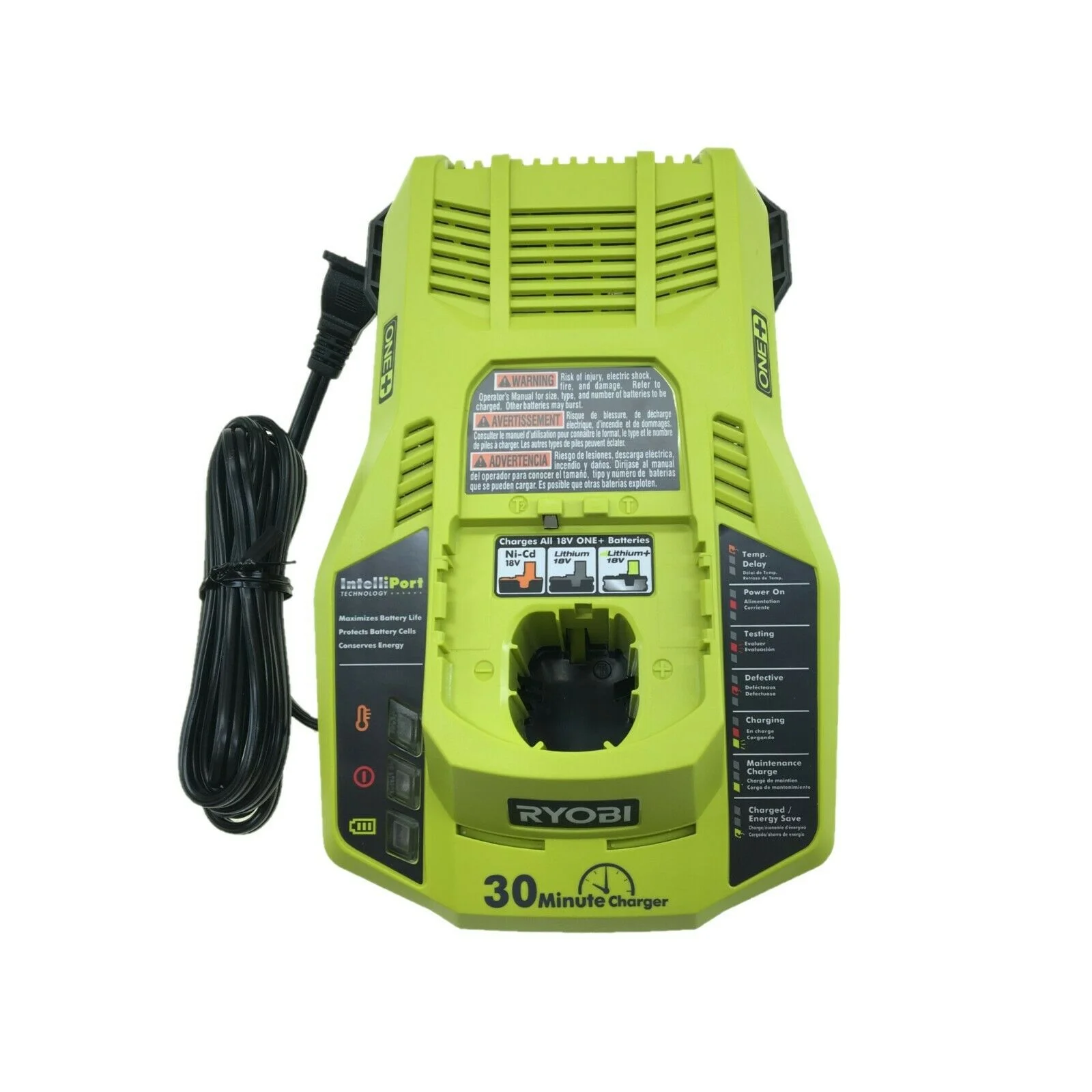 RYOBI 18V ONE+ Battery and Charger Kit - Bulk Packaged