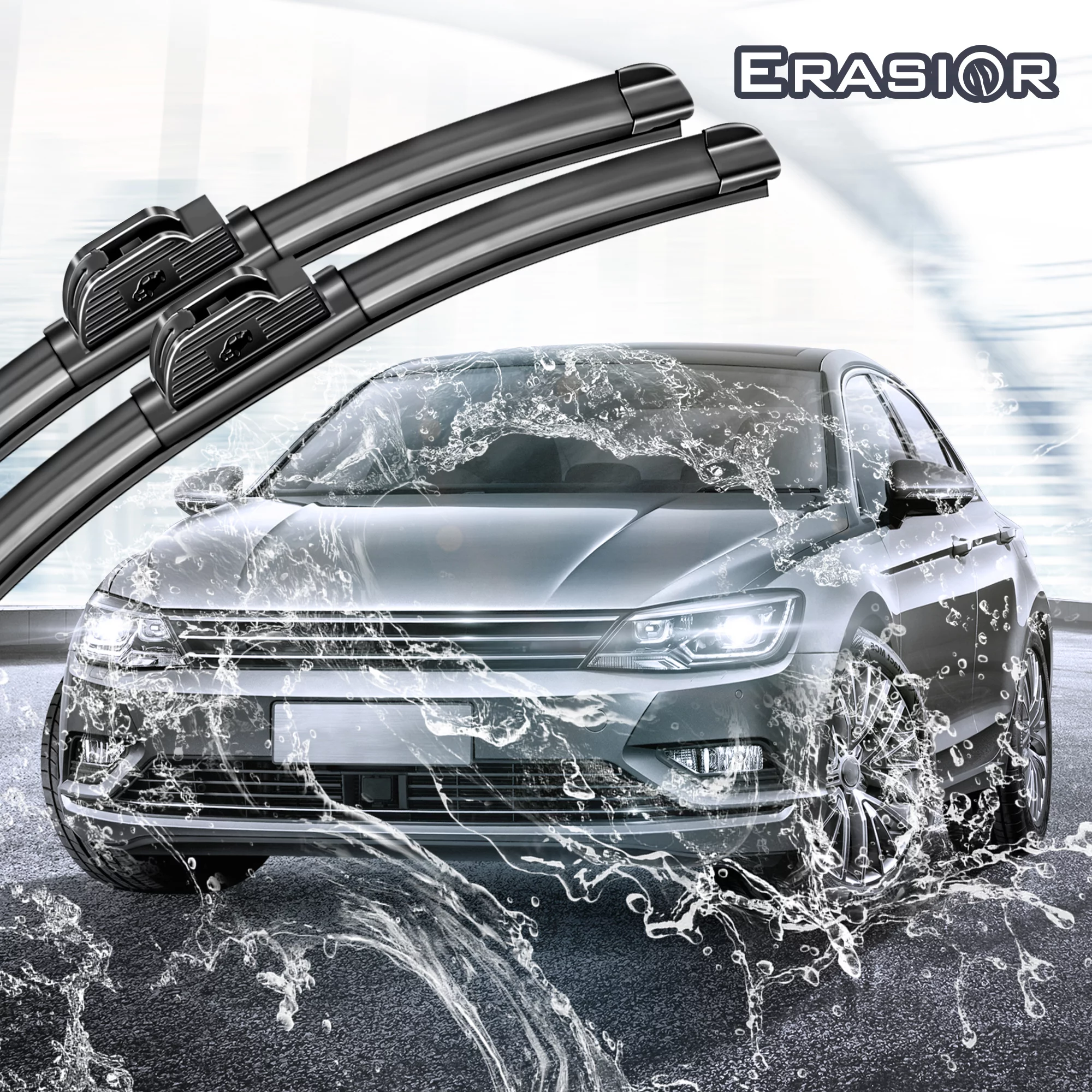 Erasior 16 in & 16 in Windshield Wiper Blades Fit For GMC P3500 1981 16