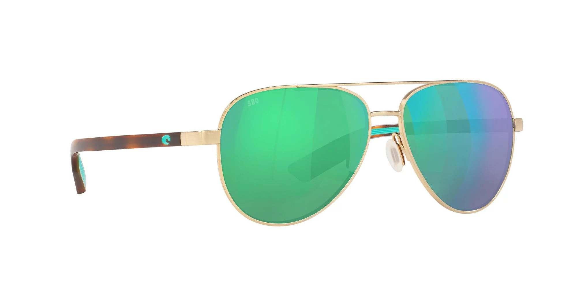 Sunglasses Costa Del Mar 06 S 4002 400202 Peli 287 Brushed Gold Green Mi
