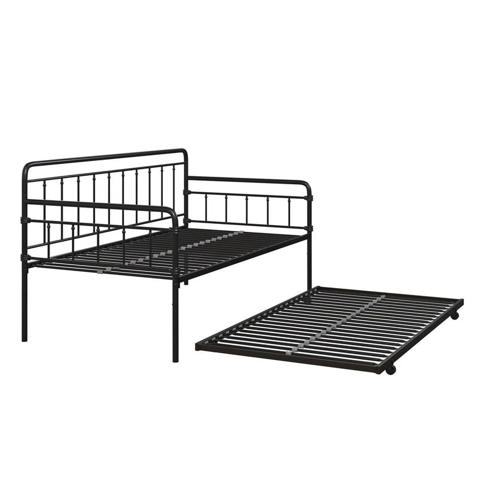 DHP Winston Metal Daybed/Trundle Twin in Black