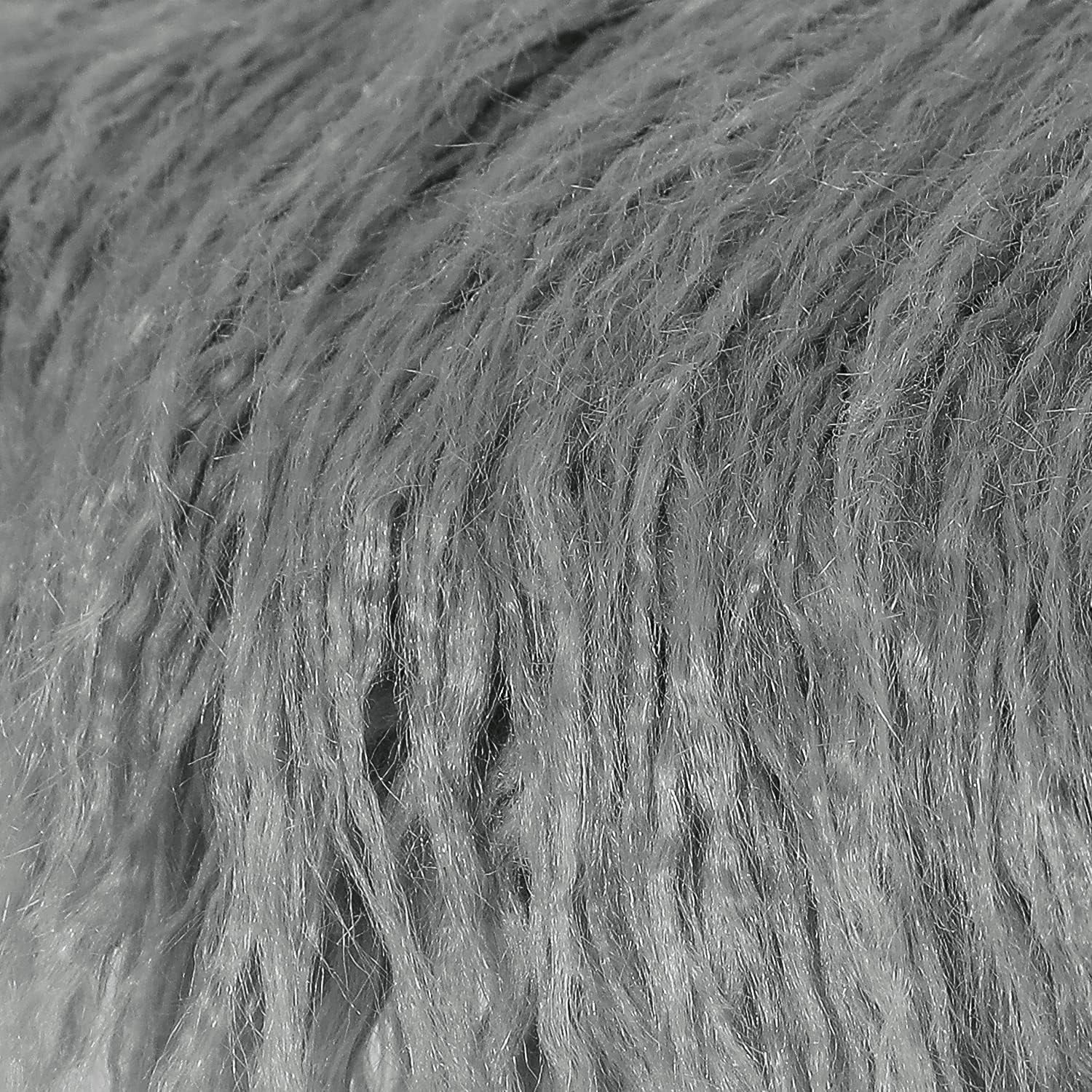 Faux Fur Vanity Stool Chair Soft Furry Compact Padded Makeup Seat Metal Legs Upholstered Decorative Furniture Foot Rest