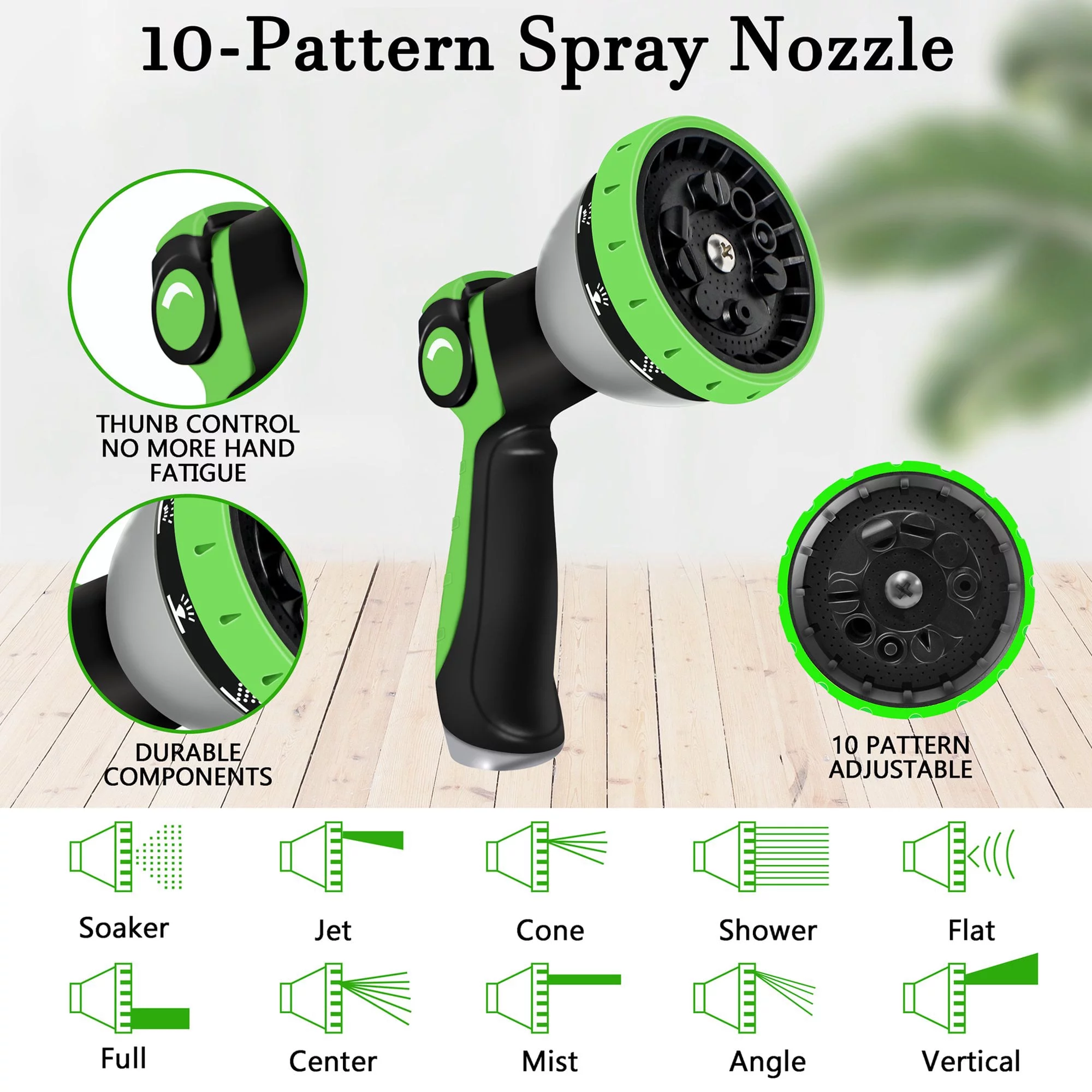 50FT Garden Hose Water Hose, Best Choice for Watering and Washing