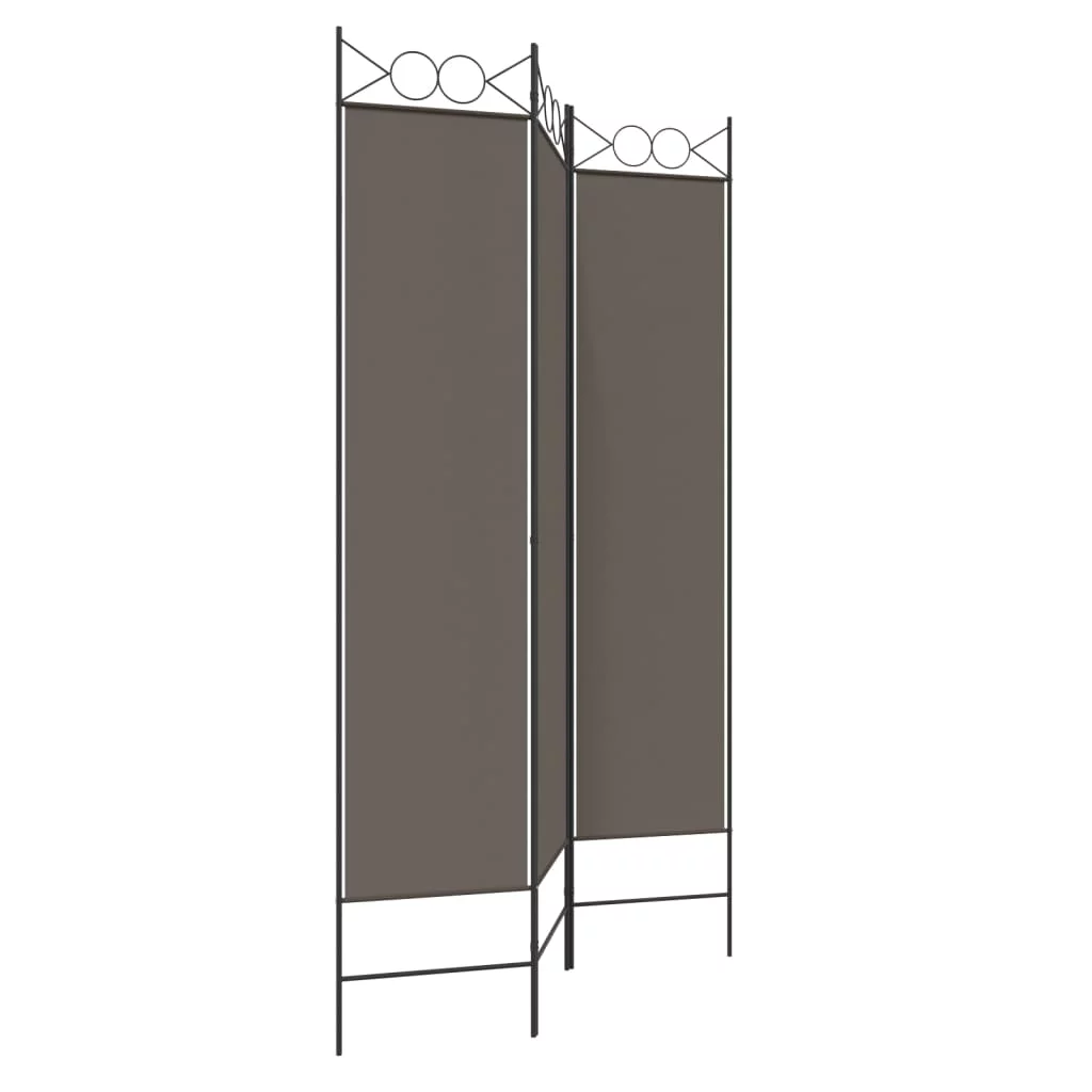 Anself 3-Panel Room Divider Anthracite 47.2