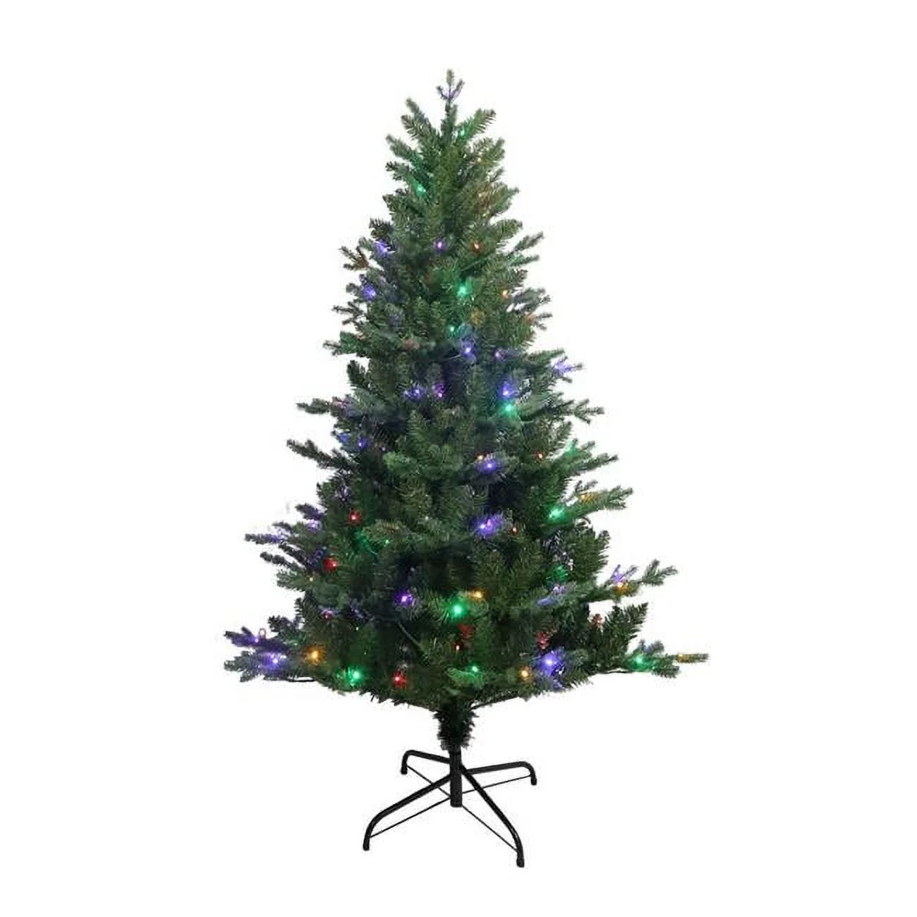 Kurt Adler 5-Foot Pre-Lit Multi-Colored LED Jackson Pine Tree