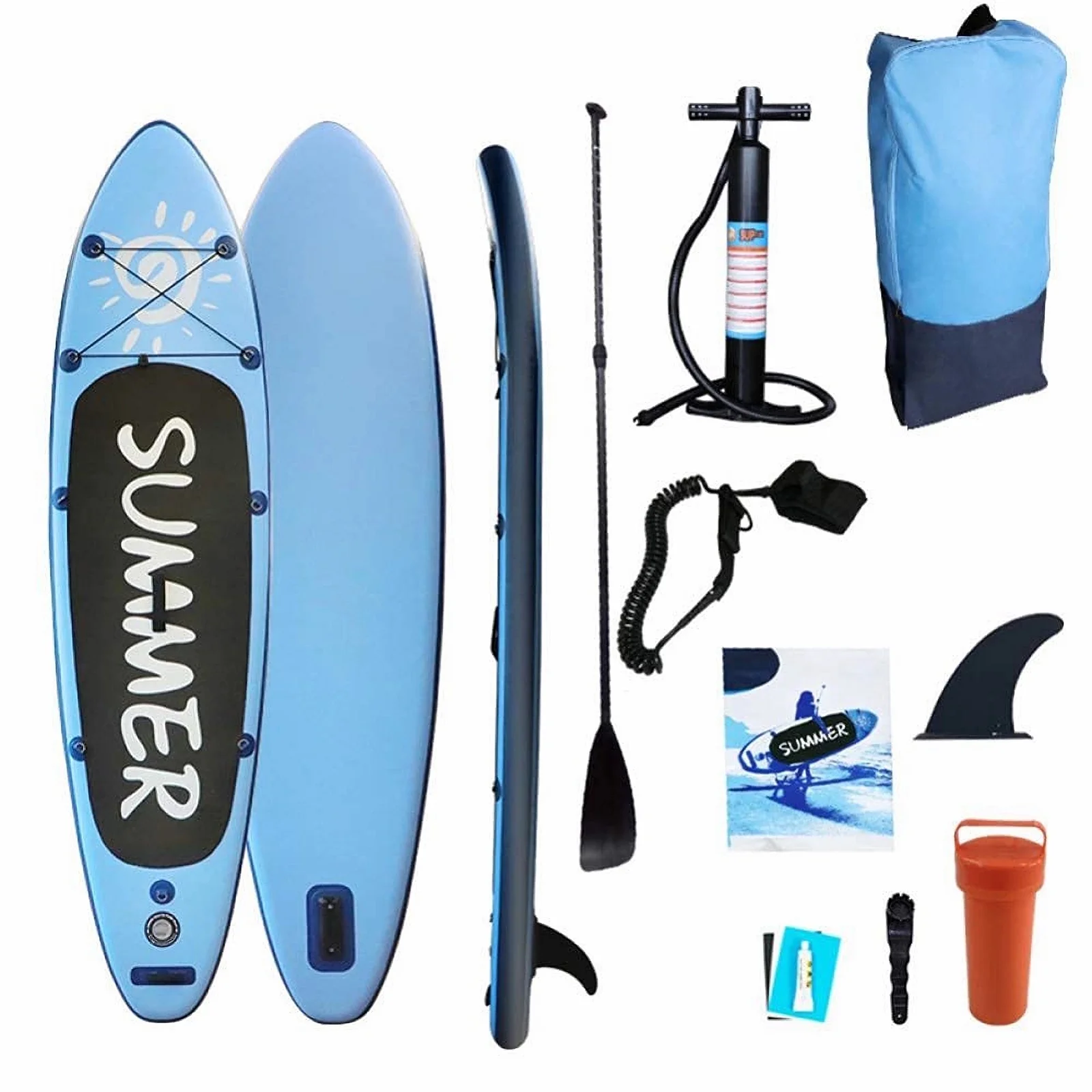 Inflatable Stand Up Paddle Board, Ultra Light Paddle Board with SUP Accessories Non-Slip Anti-Slip Deck, Inflatable Paddle Boards for Adults/Youth of All Skill Levels