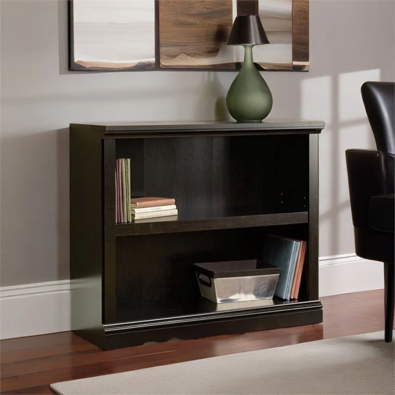 Scranton & Co 2 Shelf Bookcase in Estate Black