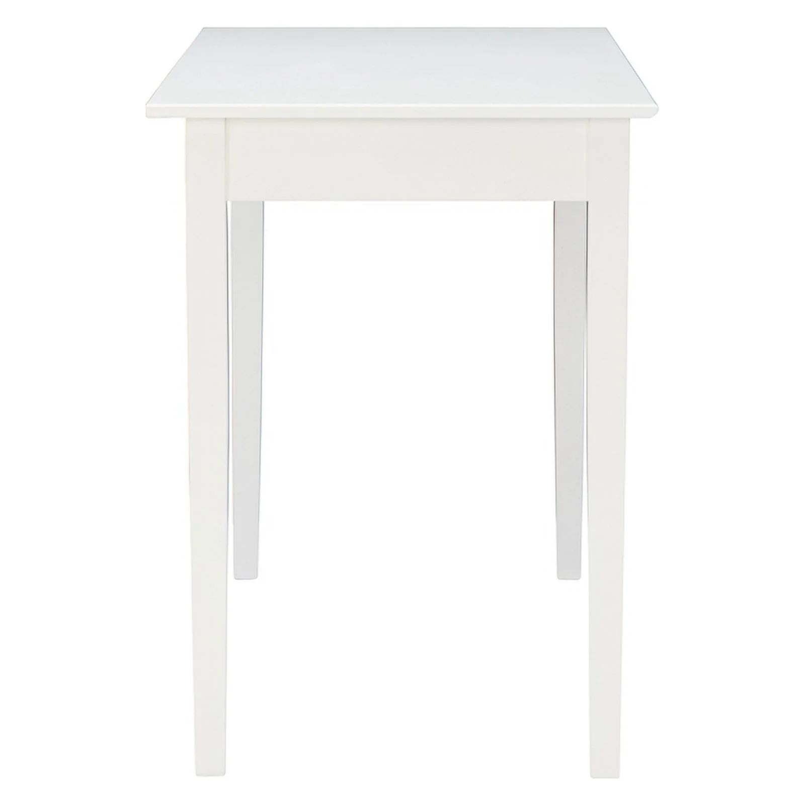 Linon Evans Wood One Drawer Desk in White