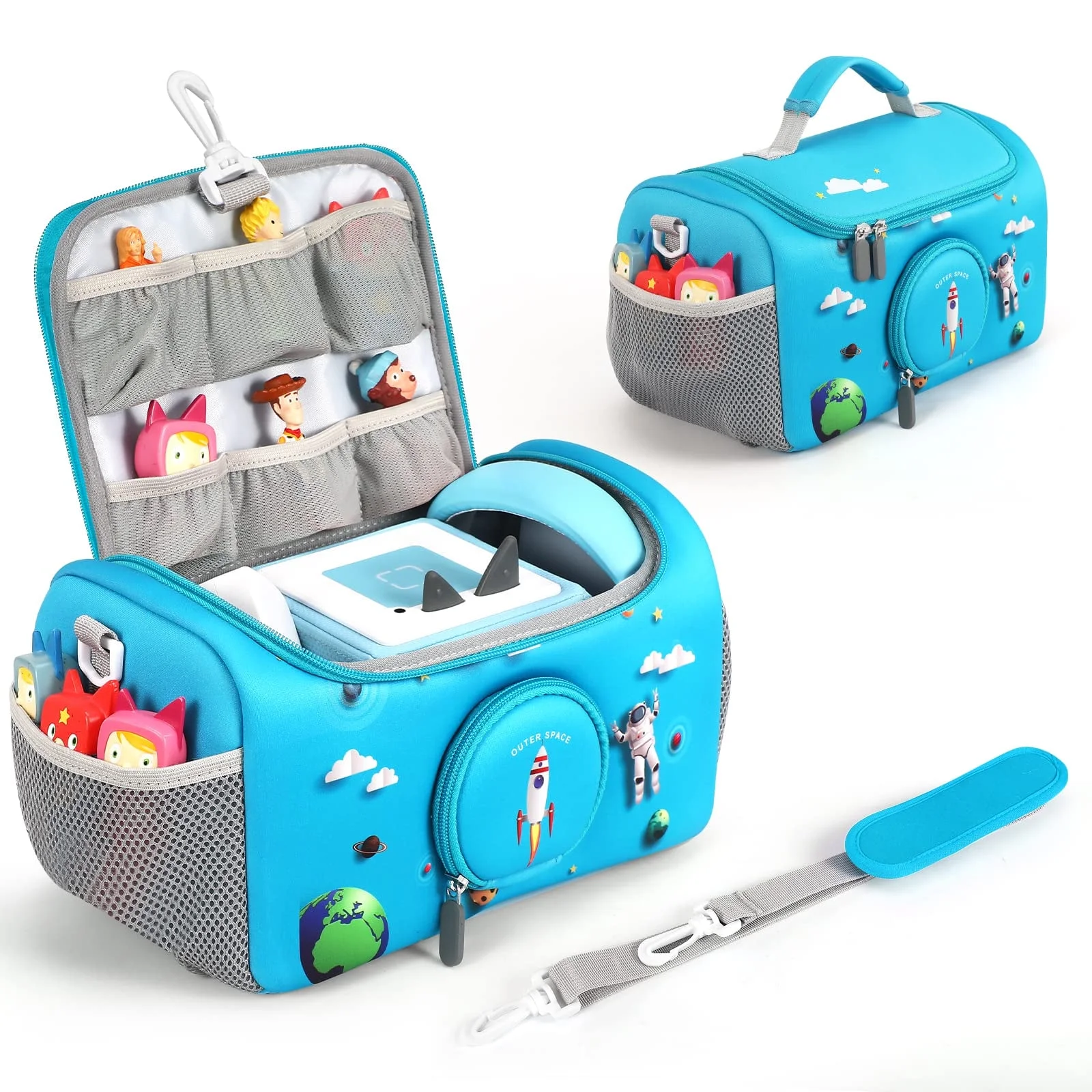 Carrying Case for Toniebox, Tonie Figures, Toniebox Starter Set, Tonies Organizer Travel Carrying Bag for Toniebox