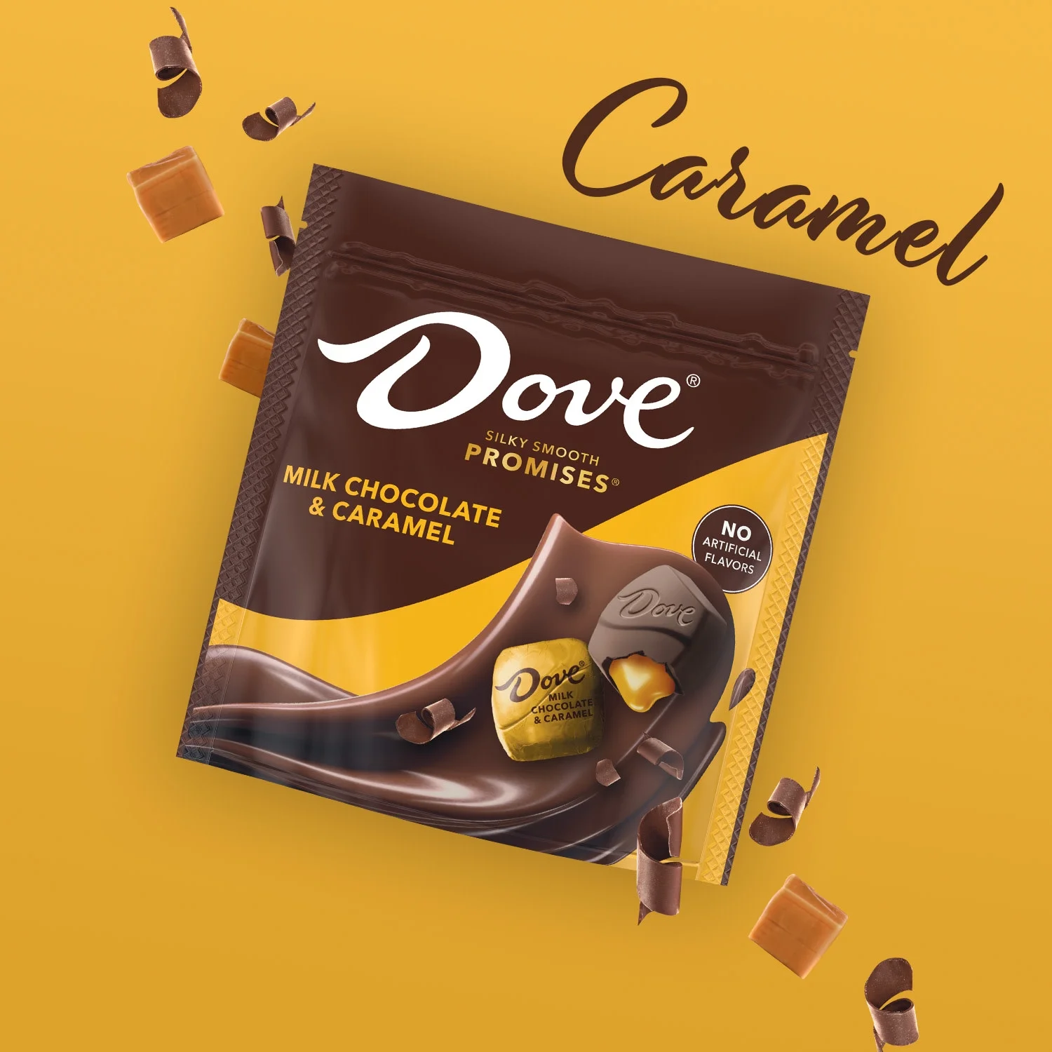 Dove Promises Milk Chocolate & Caramel Candy - 6.74 oz Bag