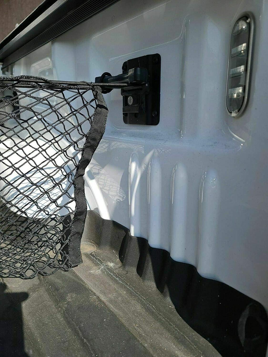 EACCESSORIES EA Trunk Organizer Cargo Net for Ford F-150 2015-2023 – Envelope Style Cargo Net for Pickup – Premium Mesh Car Trunk Organizer Vehicle Carrier Storage – Compatible with Ford F-150