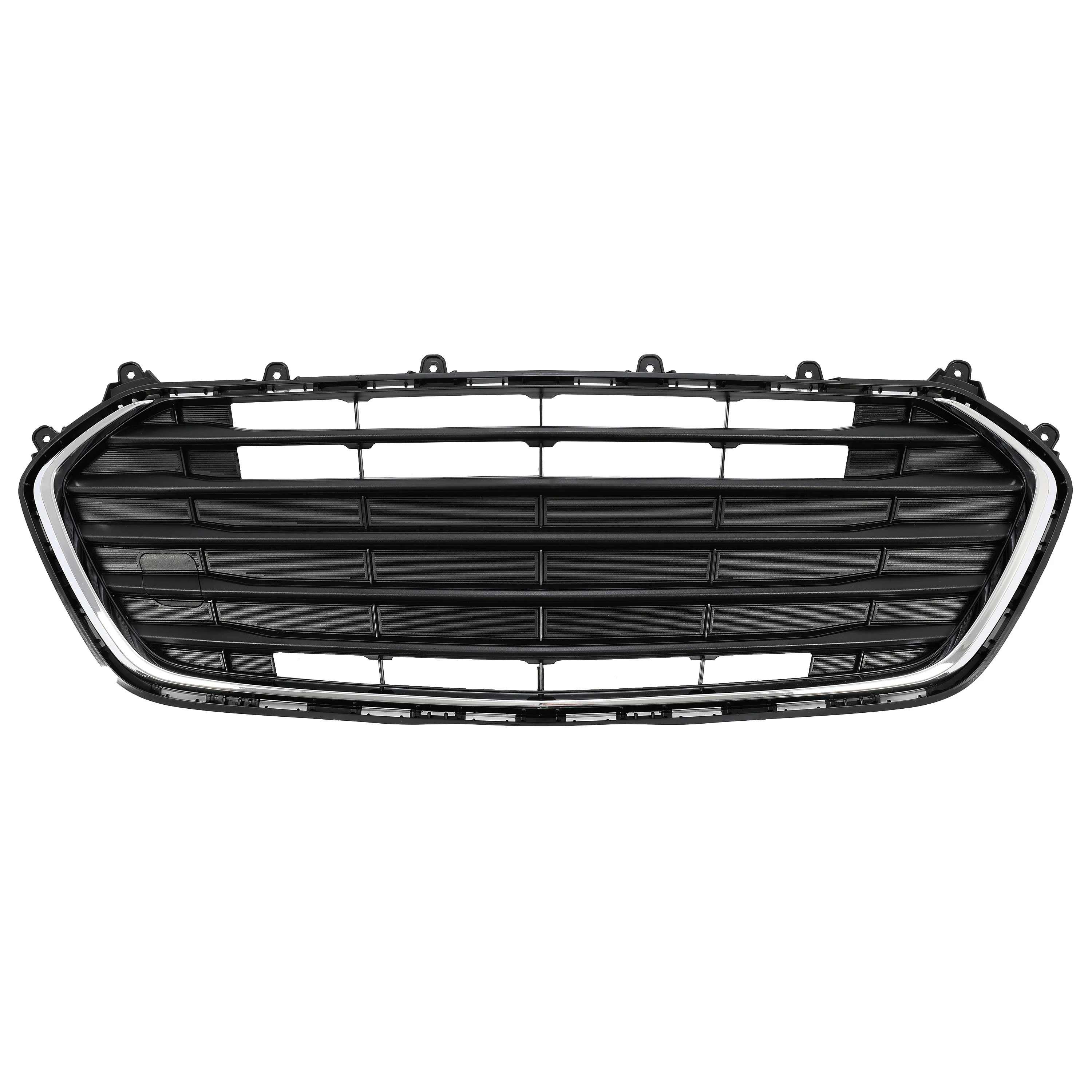Kojem Front Bumper Lower Grille for 2017-2021 Chevy Chevrolet Trax Replacement for 42537706 42519611 Black Silvery