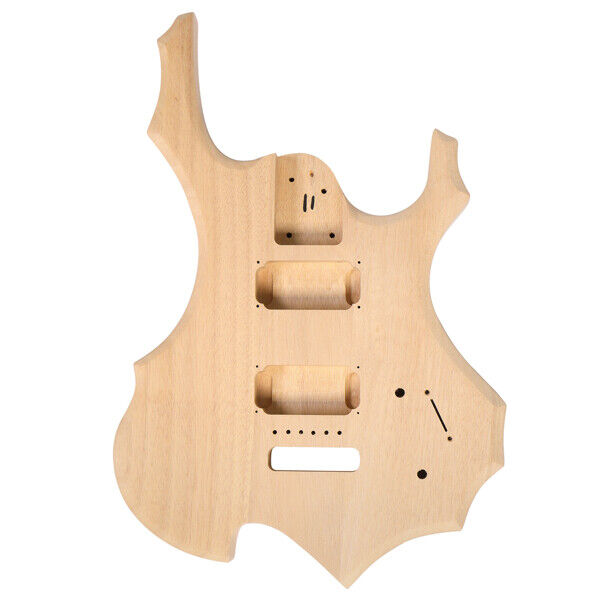 DIY Electric Guitar Kit: 6 String Flame Design with Mahogany Body and Maple Neck
